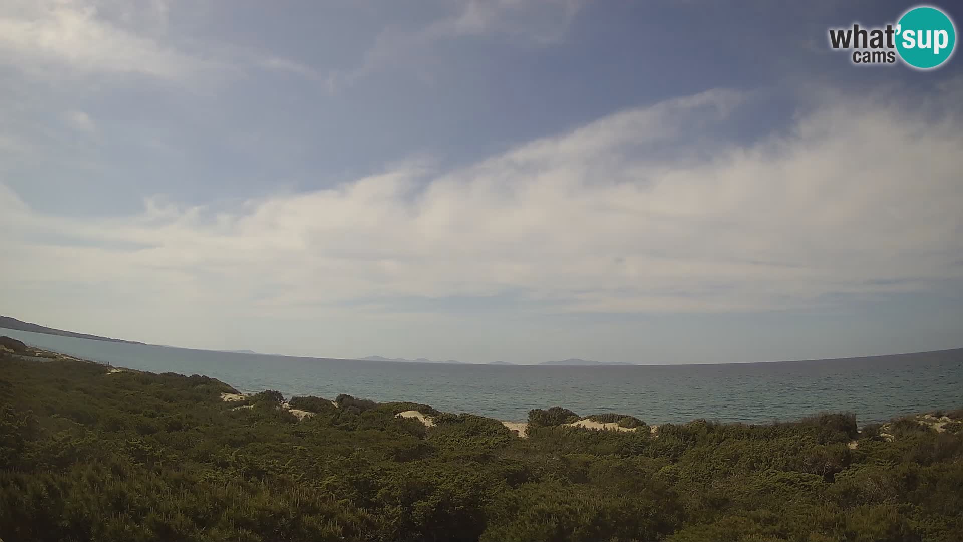 Villaplatamona, vista panoramica sul Golfo dell’Asinara, Platamona, Sorso, Sardegna – live webcam
