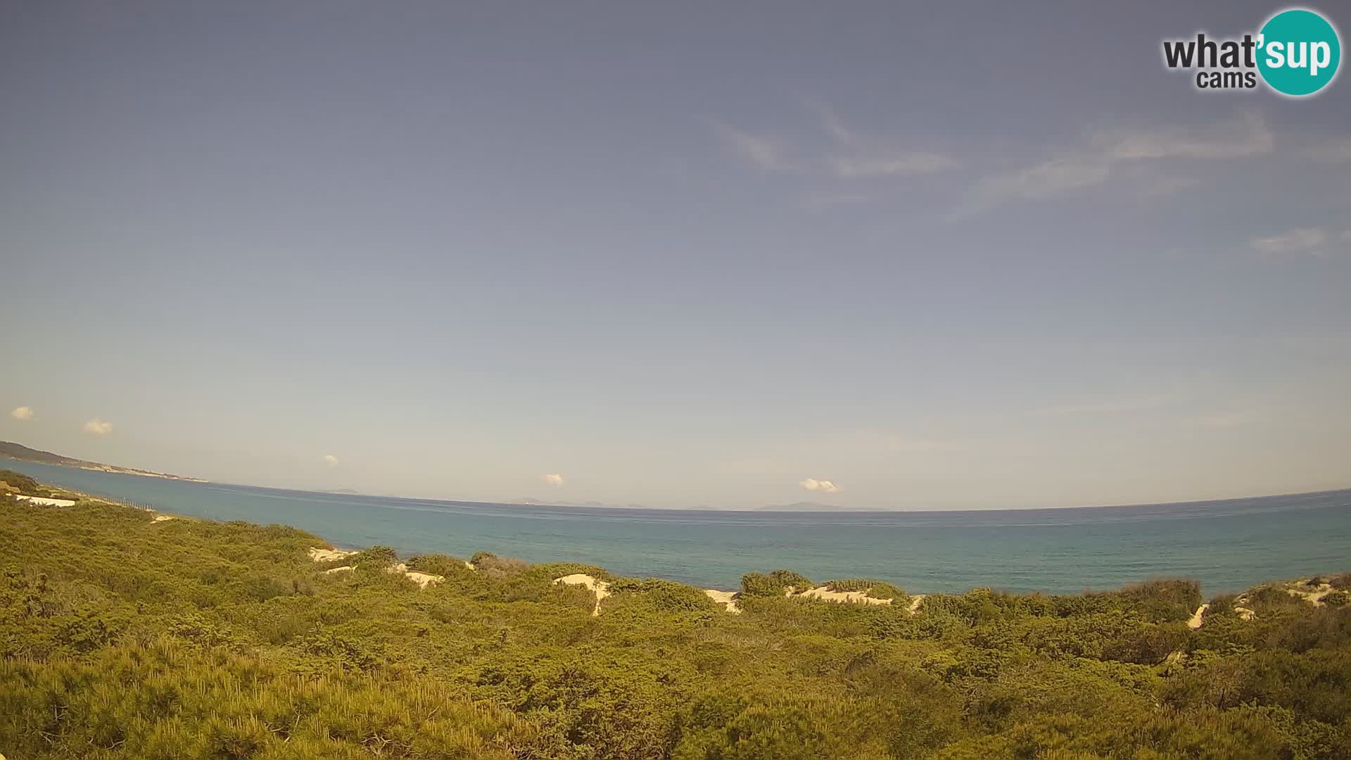 Villaplatamona, vista panorámica del Golfo de Asinara, Platamona, Sorso, Cerdeña – cámara web en vivo