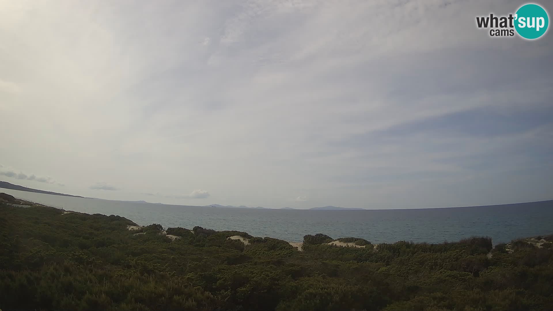Villaplatamona, vista panoramica sul Golfo dell’Asinara, Platamona, Sorso, Sardegna – live webcam