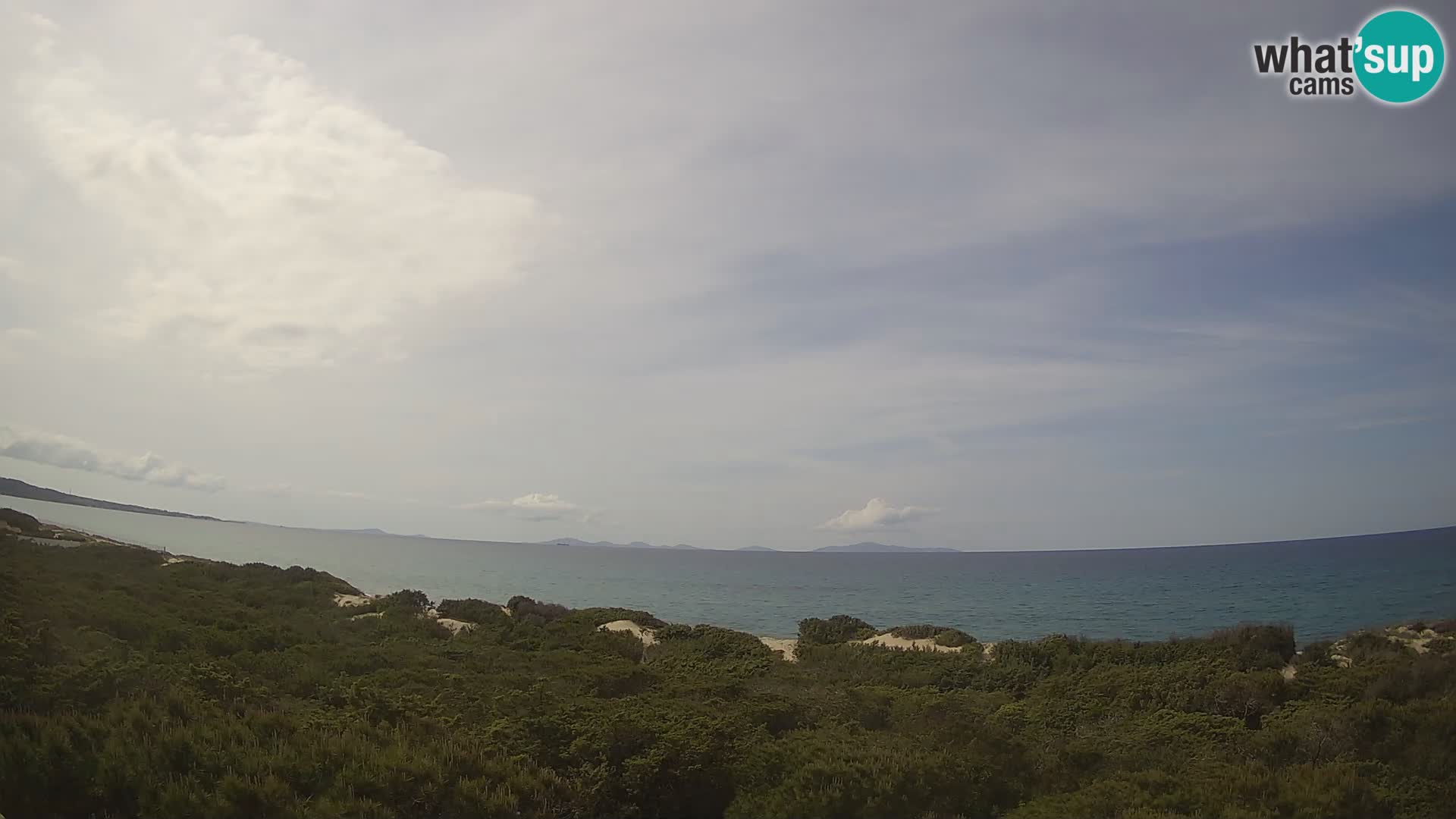 Villaplatamona, vista panoramica sul Golfo dell’Asinara, Platamona, Sorso, Sardegna – live webcam