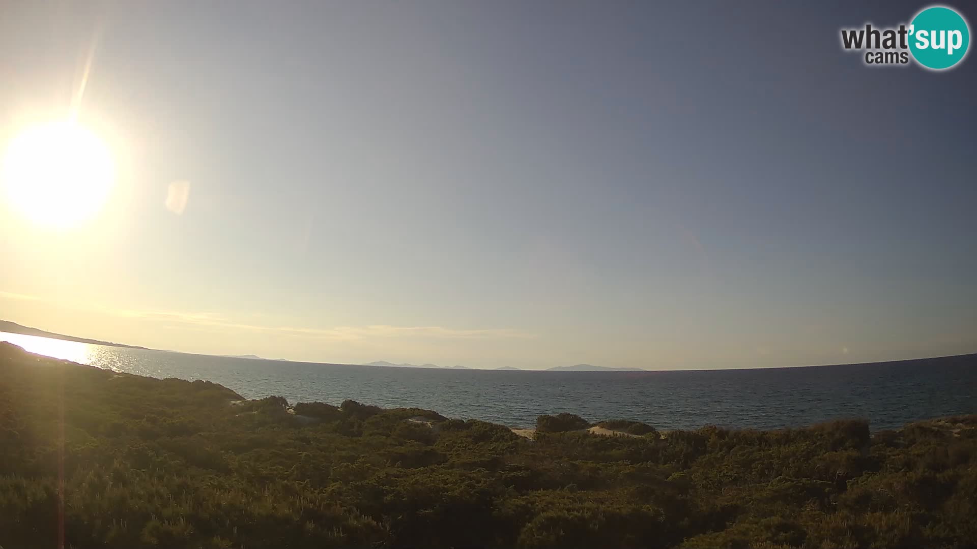 Villaplatamona, panoramic view of the Gulf of Asinara, Platamona, Sorso, Sardinia – live webcam