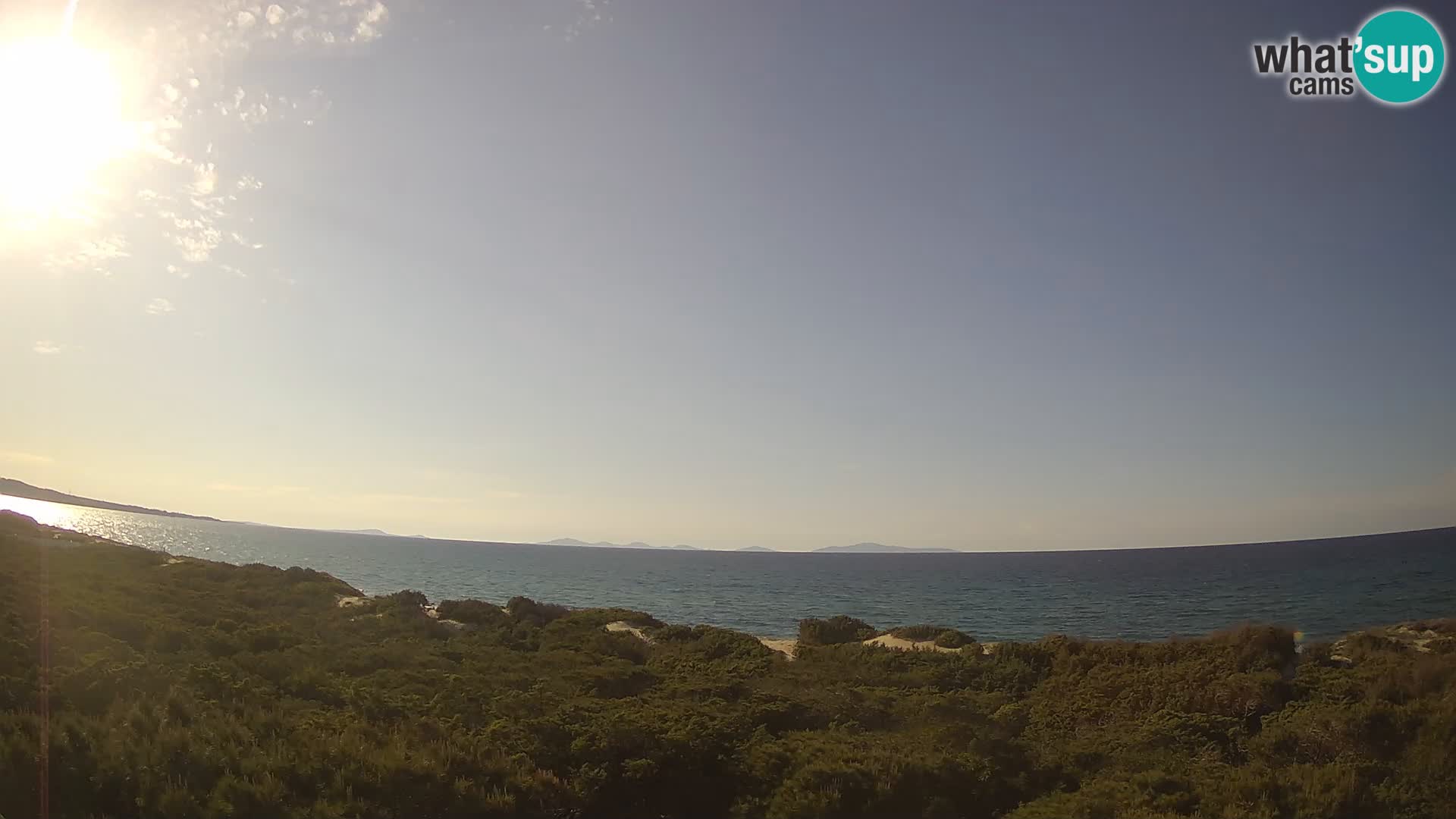 Villaplatamona, panoramic view of the Gulf of Asinara, Platamona, Sorso, Sardinia – live webcam