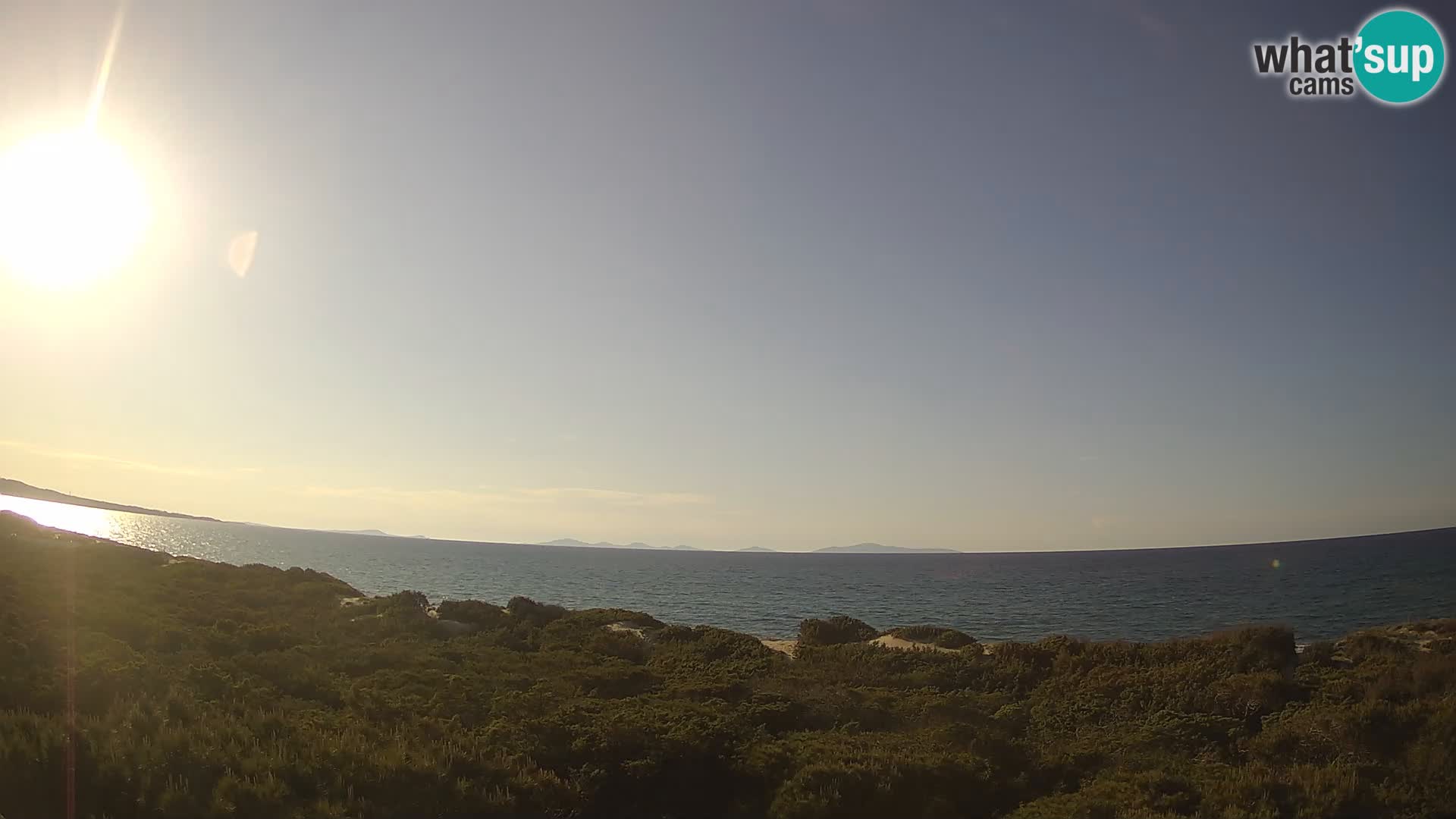 Villaplatamona, vista panorámica del Golfo de Asinara, Platamona, Sorso, Cerdeña – cámara web en vivo