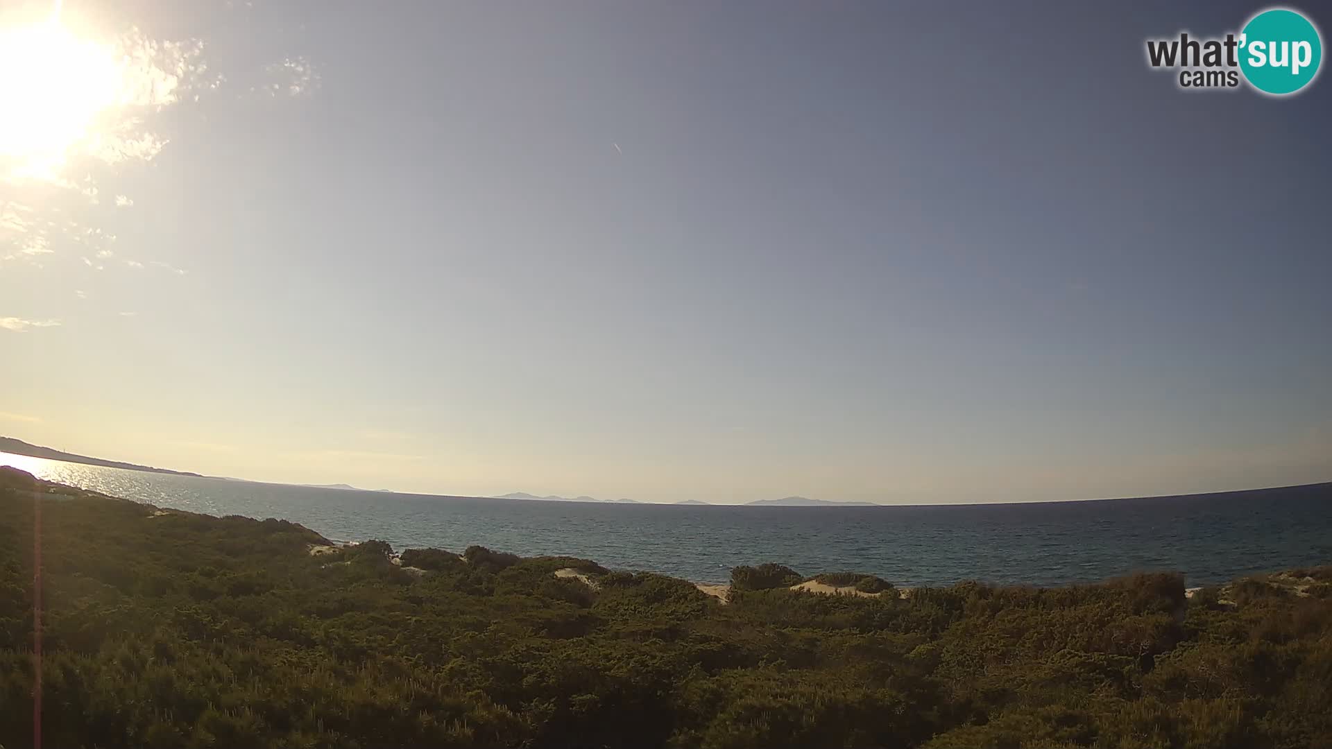 Villaplatamona, vista panorámica del Golfo de Asinara, Platamona, Sorso, Cerdeña – cámara web en vivo
