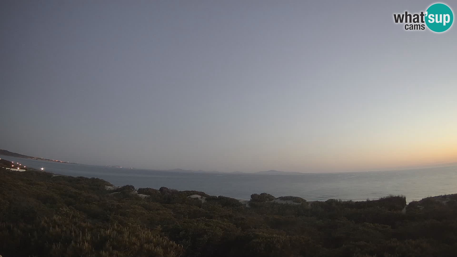 Villaplatamona, panoramic view of the Gulf of Asinara, Platamona, Sorso, Sardinia – live webcam