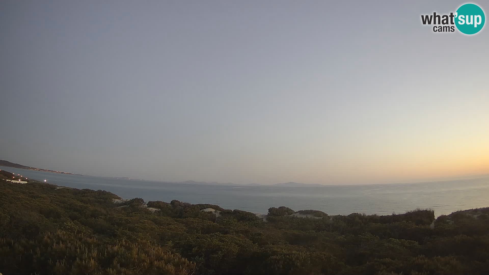 Villaplatamona, panoramic view of the Gulf of Asinara, Platamona, Sorso, Sardinia – live webcam