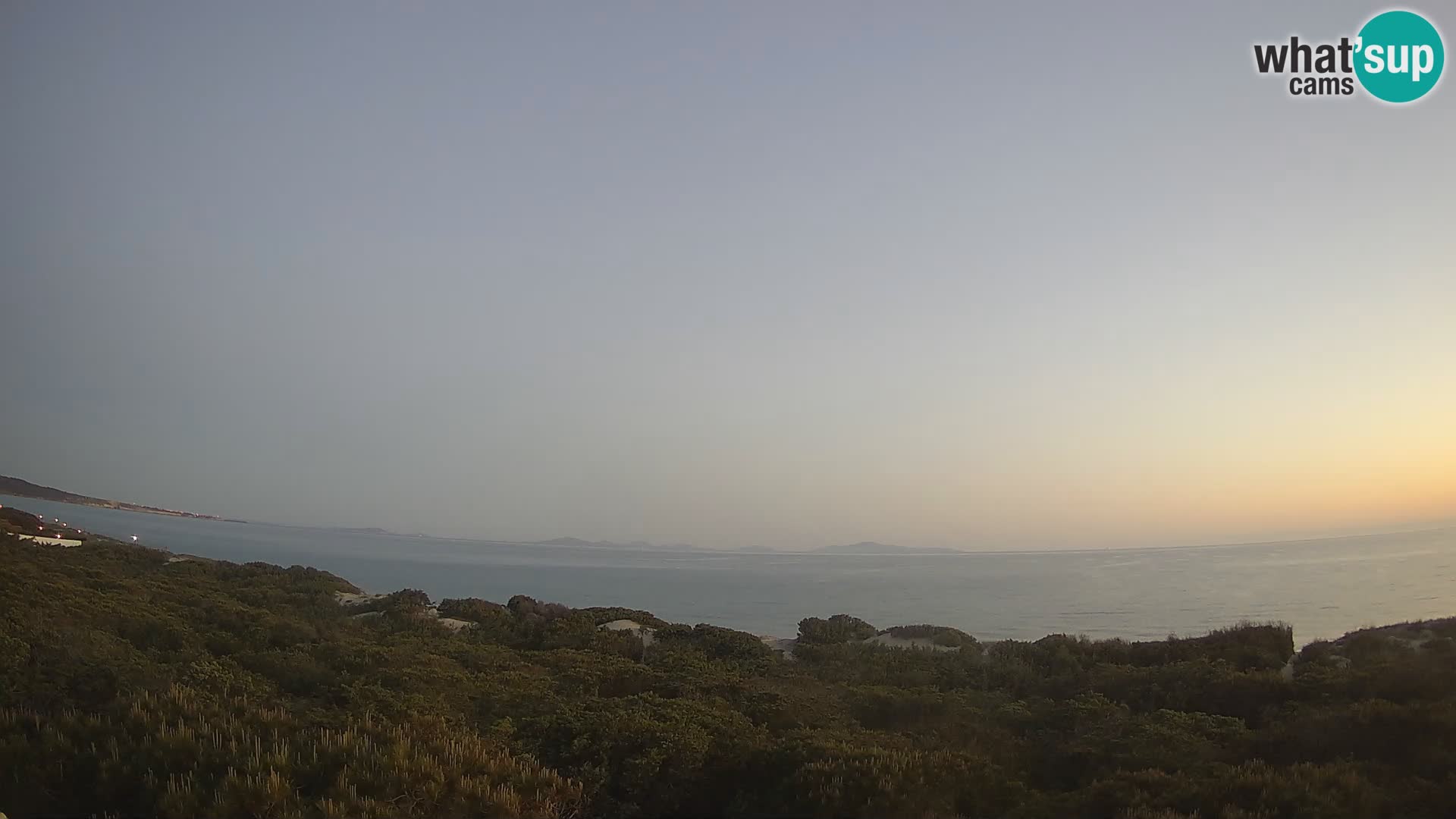 Villaplatamona, panoramic view of the Gulf of Asinara, Platamona, Sorso, Sardinia – live webcam