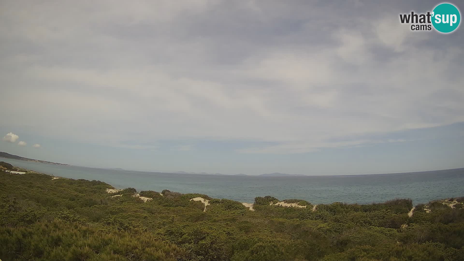 Villaplatamona, panoramic view of the Gulf of Asinara, Platamona, Sorso, Sardinia – live webcam
