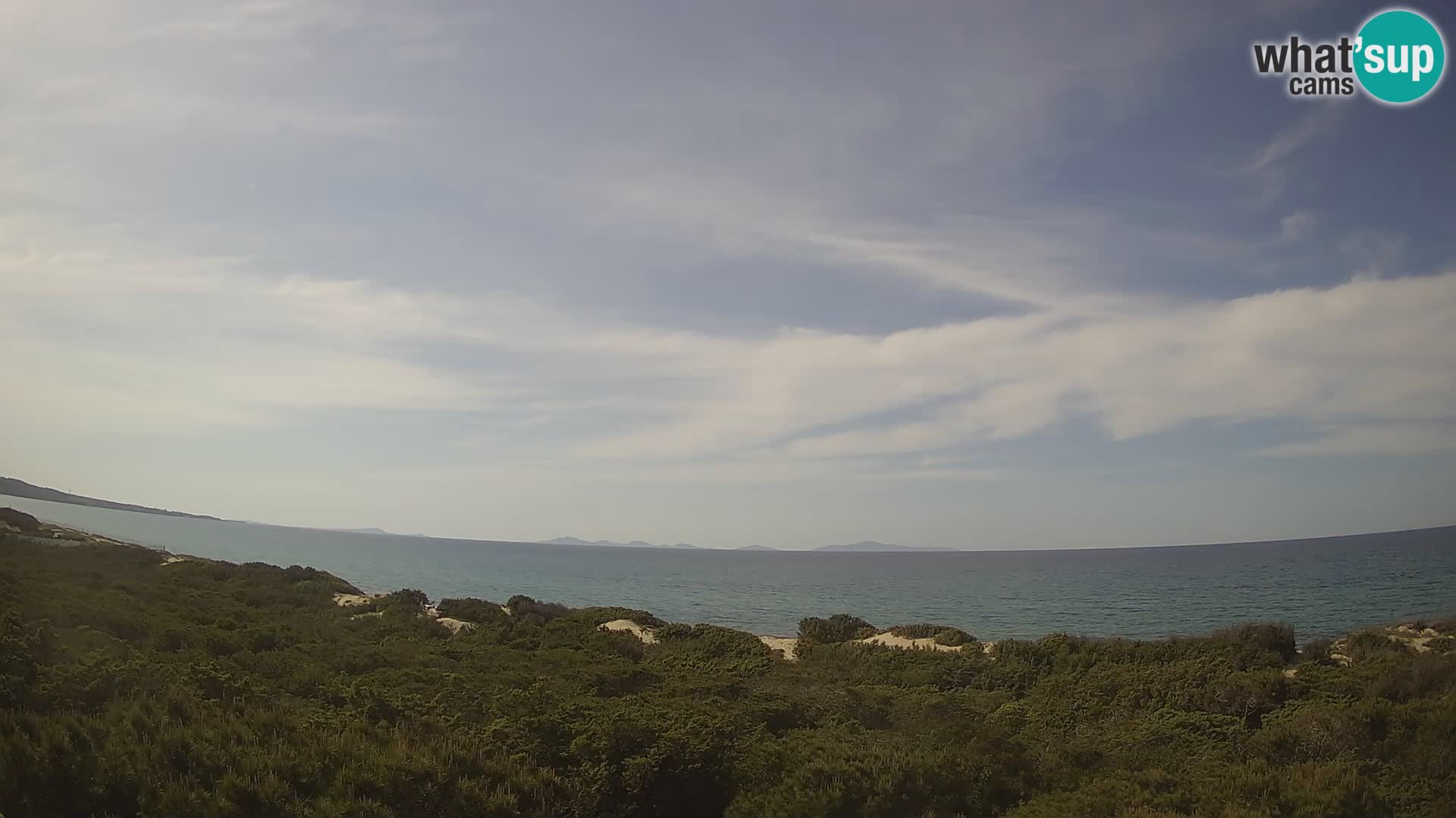 Villaplatamona, vista panorámica del Golfo de Asinara, Platamona, Sorso, Cerdeña – cámara web en vivo