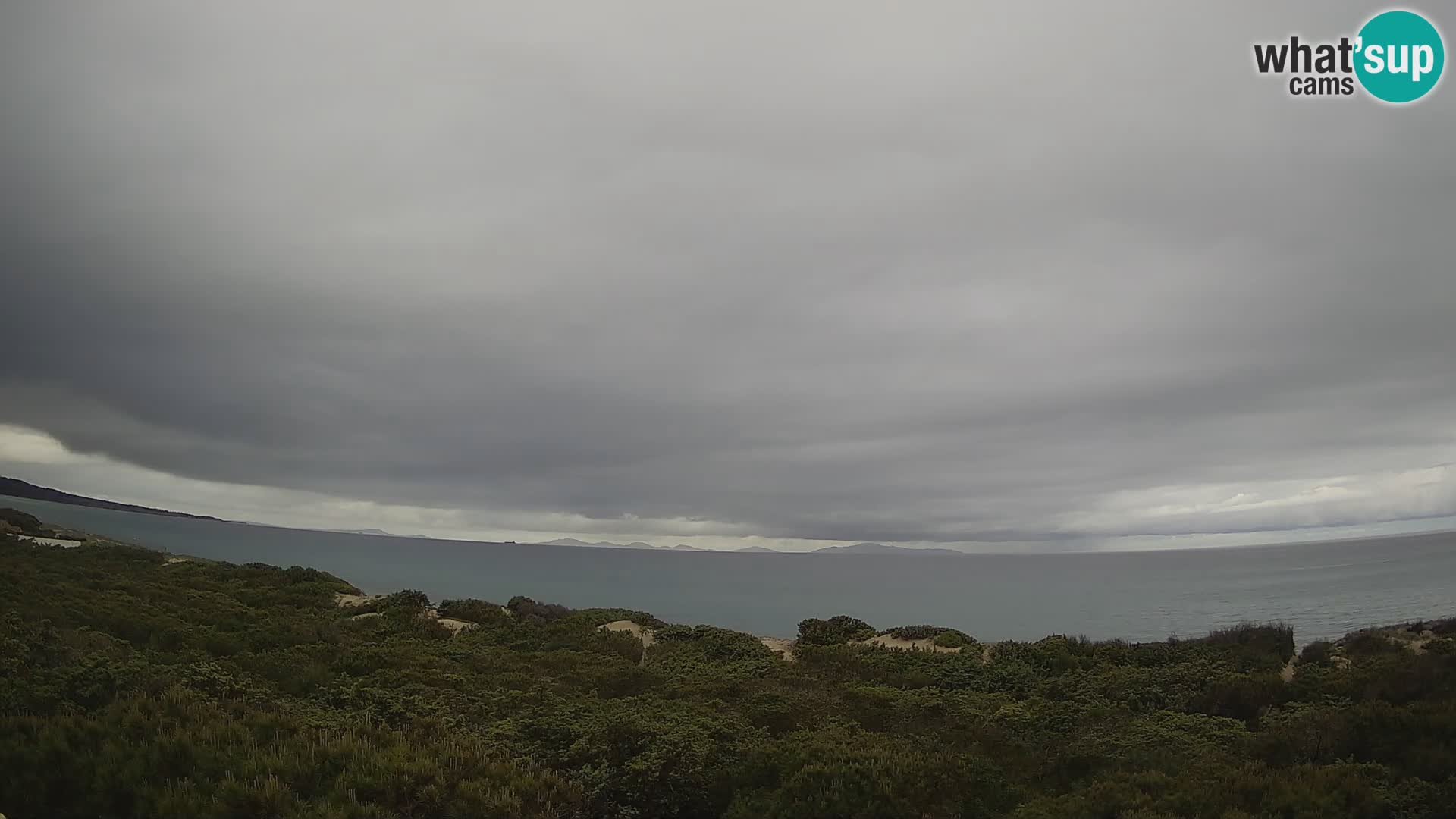 Villaplatamona, panoramski pogled na zaliv Asinara, Platamona, Sorso, Sardinija – spletna kamera v živo