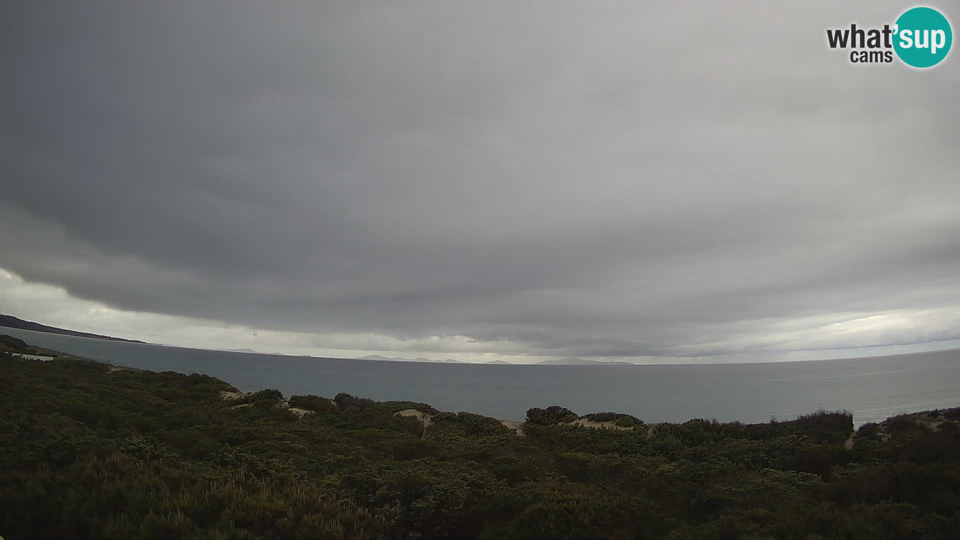 Villaplatamona, panoramic view of the Gulf of Asinara, Platamona, Sorso, Sardinia – live webcam