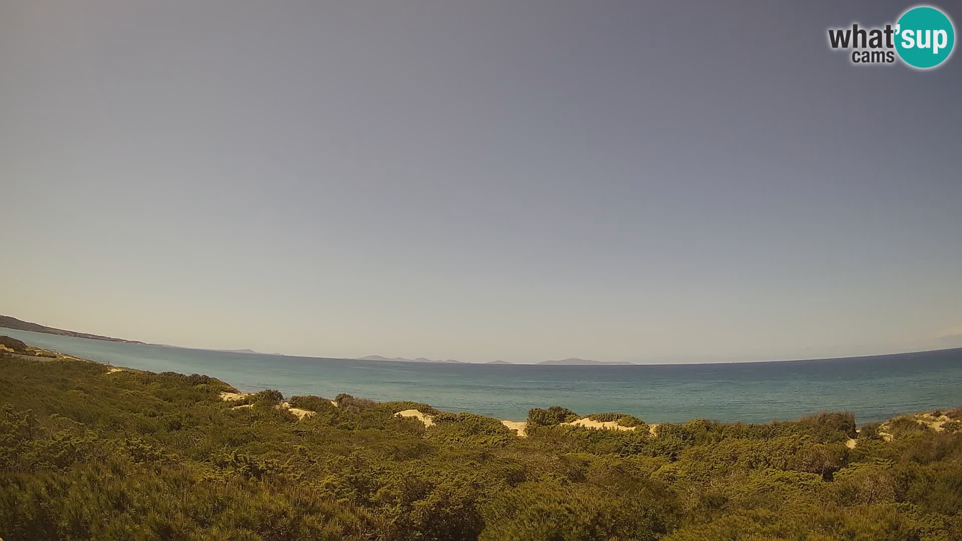 Villaplatamona, vista panorámica del Golfo de Asinara, Platamona, Sorso, Cerdeña – cámara web en vivo