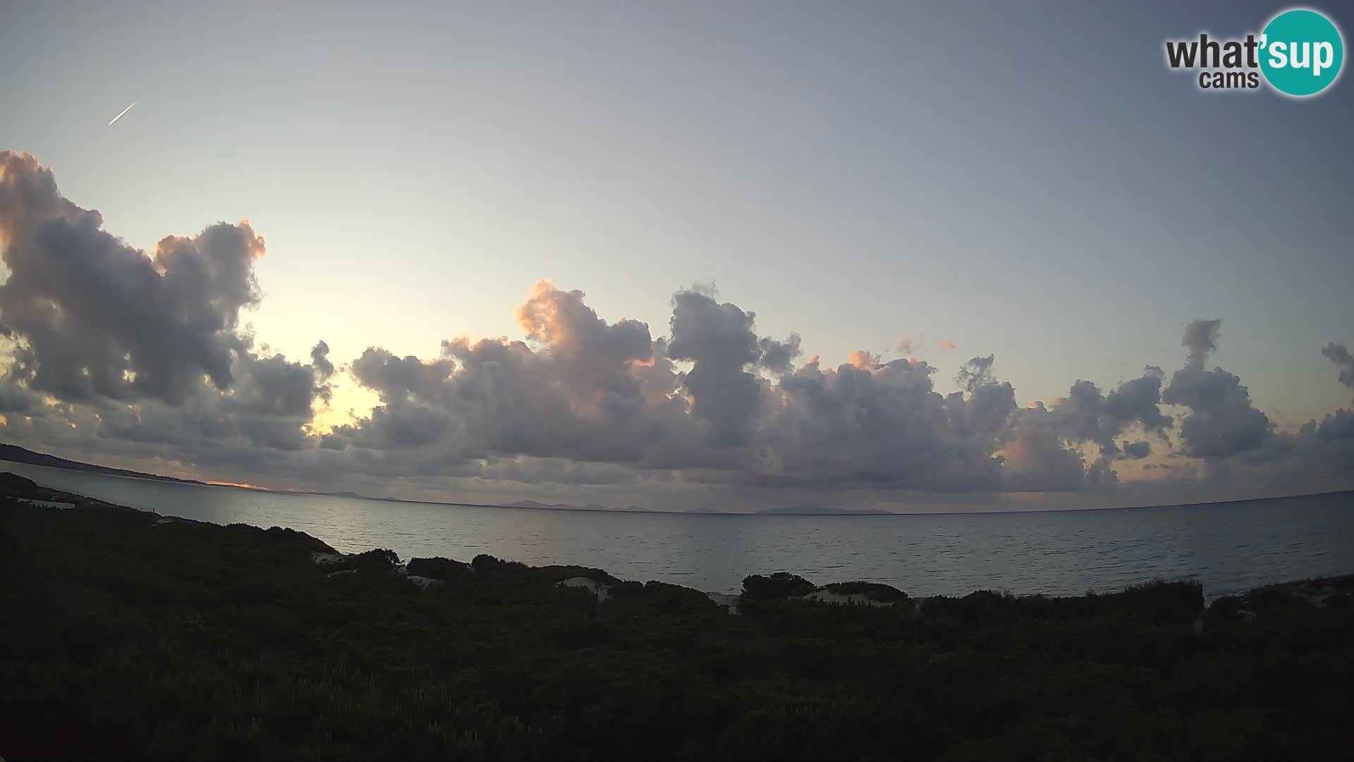 Villaplatamona, vista panoramica sul Golfo dell’Asinara, Platamona, Sorso, Sardegna – live webcam