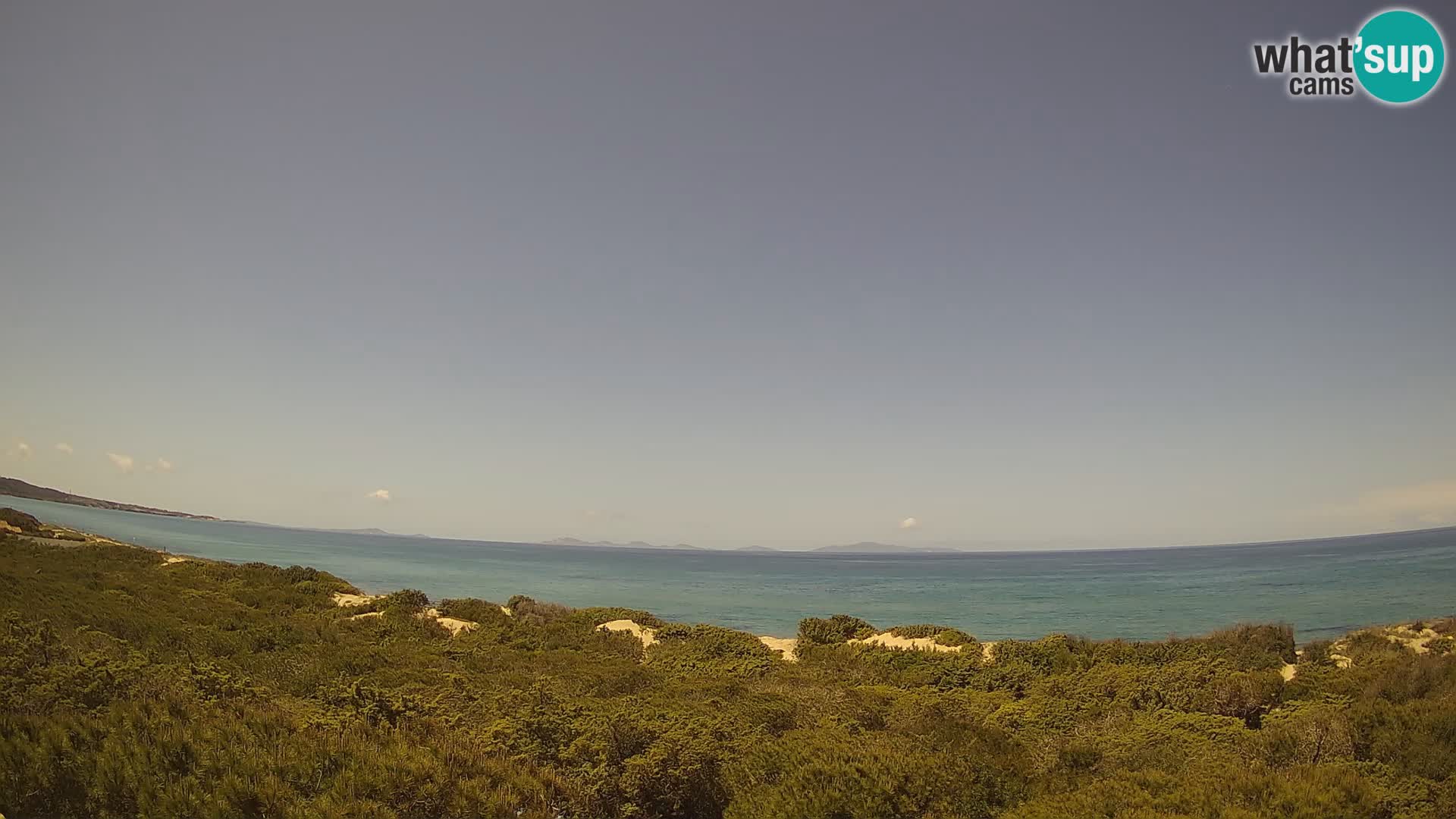 Villaplatamona, panoramic view of the Gulf of Asinara, Platamona, Sorso, Sardinia – live webcam