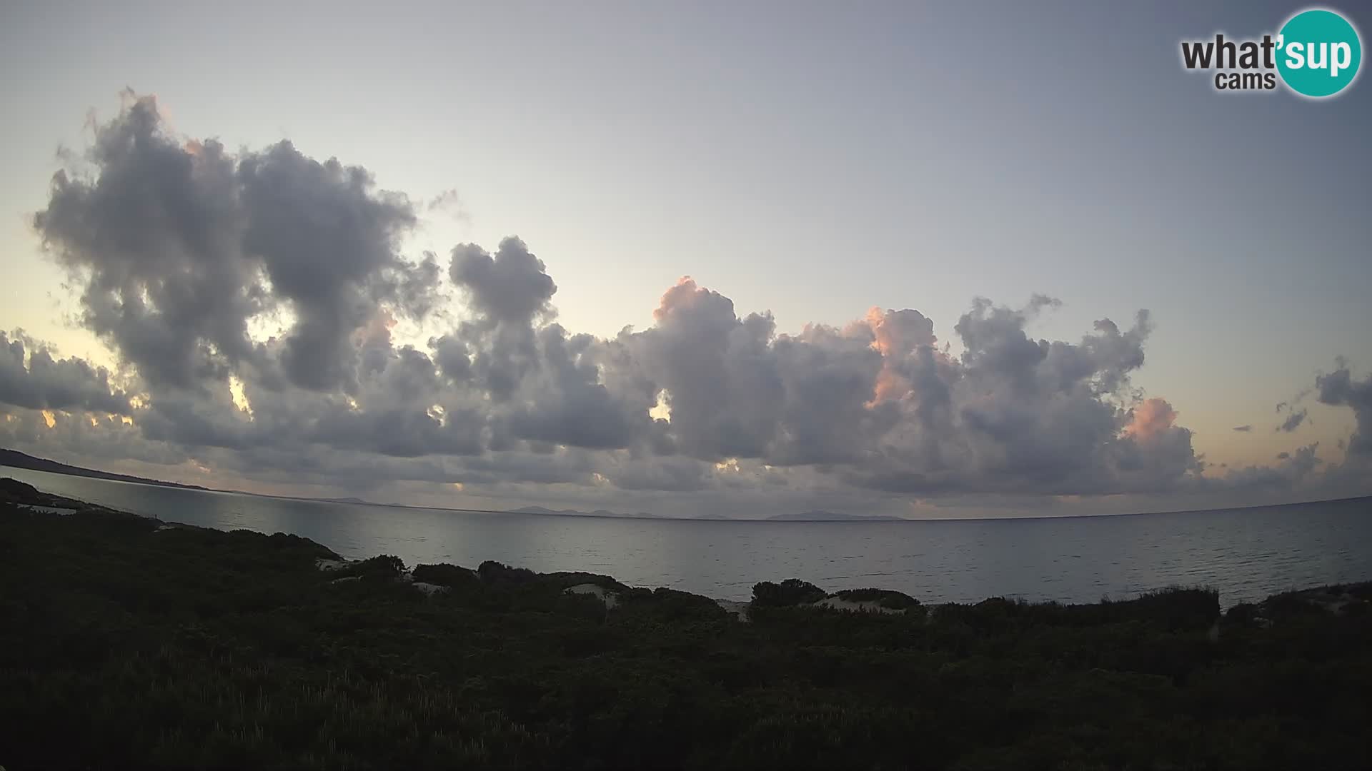 Villaplatamona, panoramic view of the Gulf of Asinara, Platamona, Sorso, Sardinia – live webcam