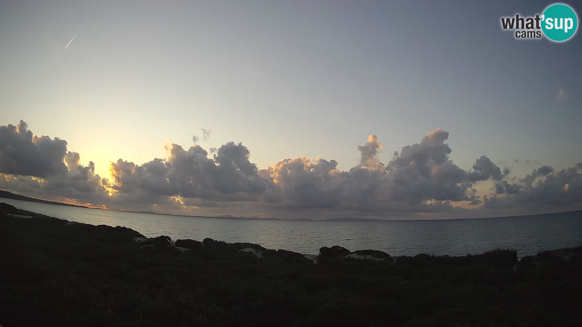 Villaplatamona, panoramic view of the Gulf of Asinara, Platamona, Sorso, Sardinia – live webcam