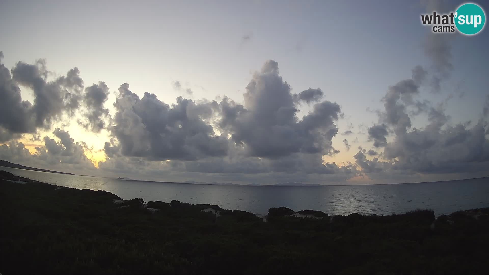 Villaplatamona, vue panoramique sur le golfe de l’Asinara, Platamona, Sorso, Sardaigne – webcam en direct