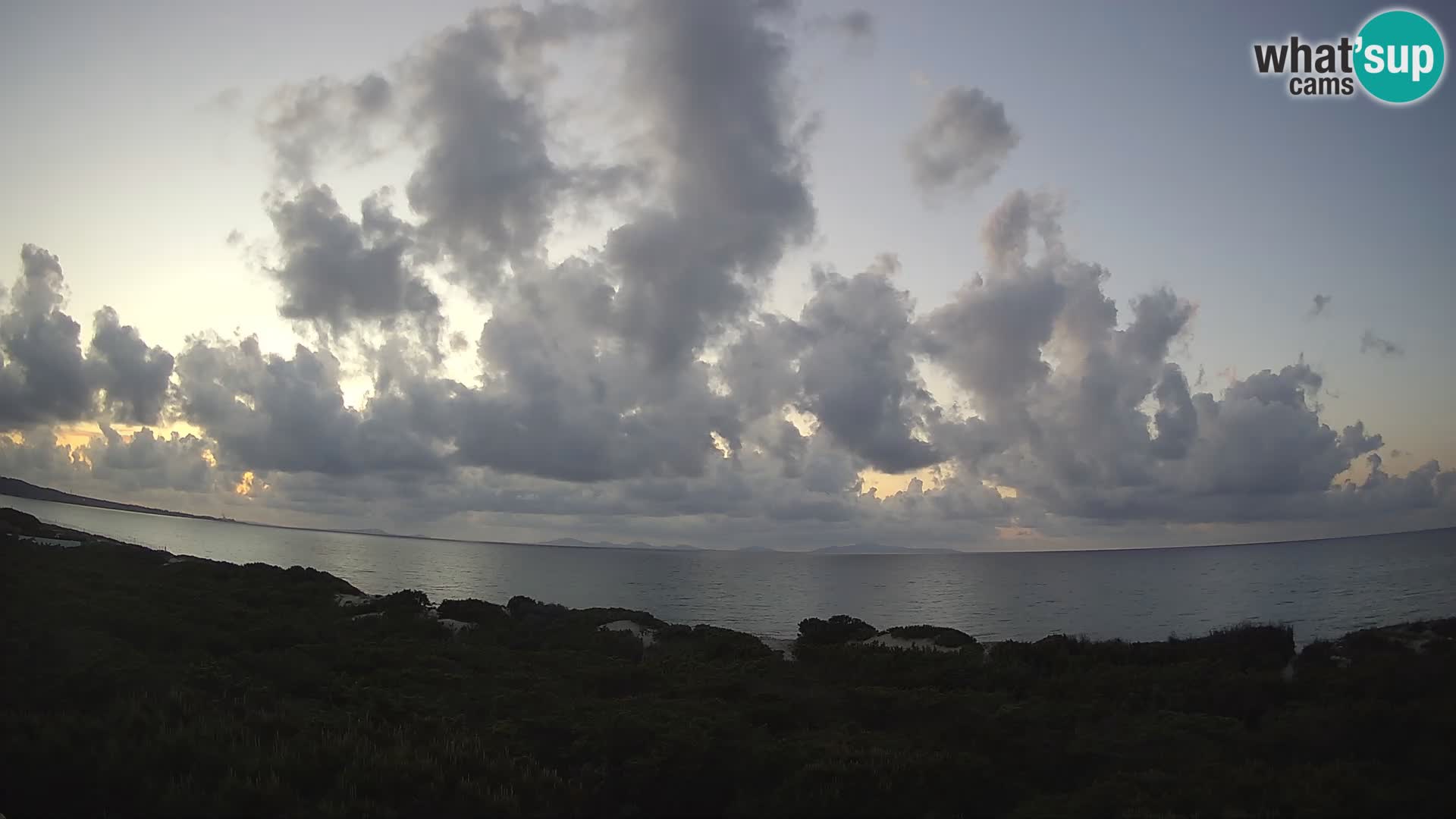 Villaplatamona, vue panoramique sur le golfe de l’Asinara, Platamona, Sorso, Sardaigne – webcam en direct