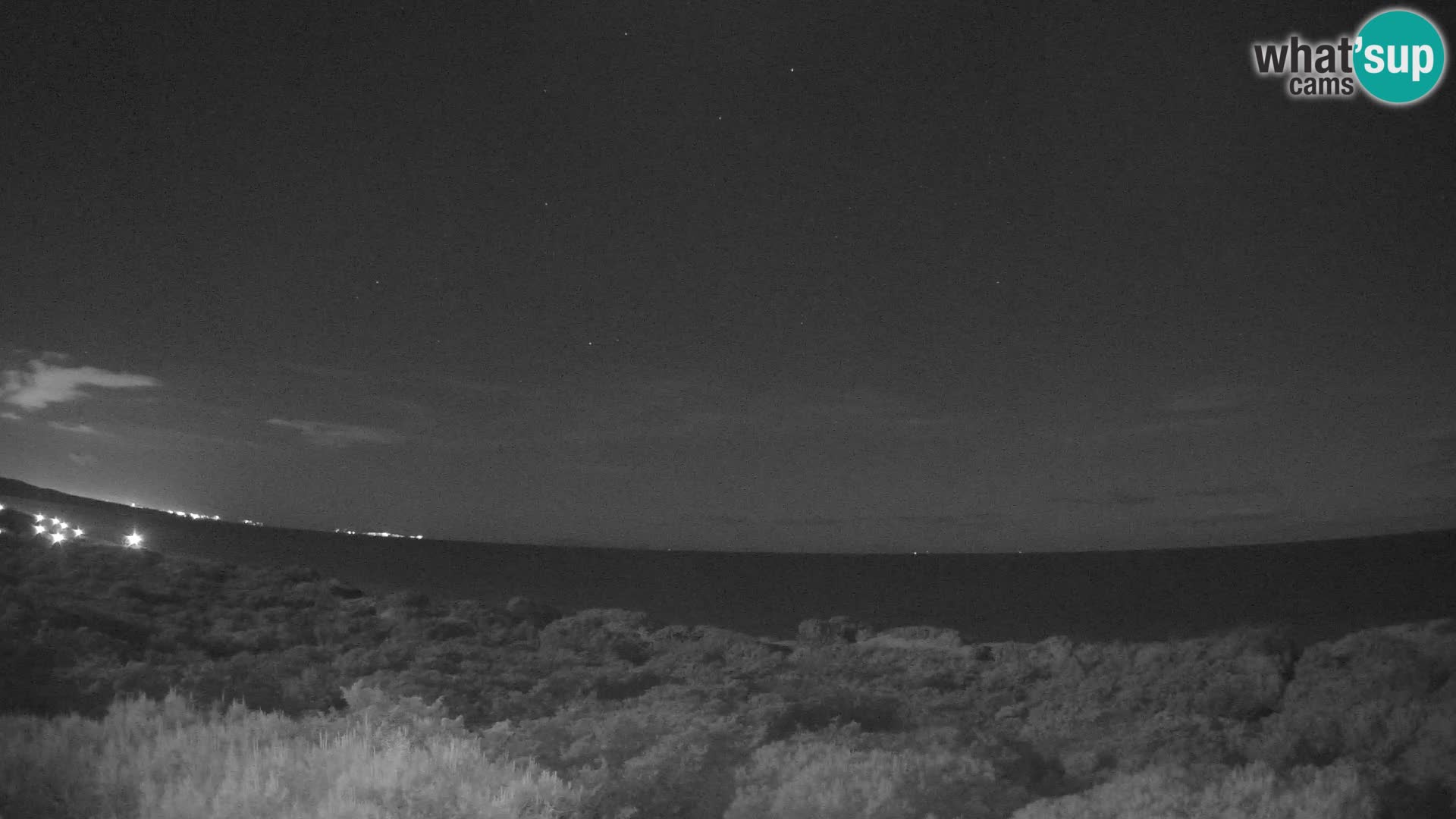 Villaplatamona, panoramski pogled na zaliv Asinara, Platamona, Sorso, Sardinija – spletna kamera v živo