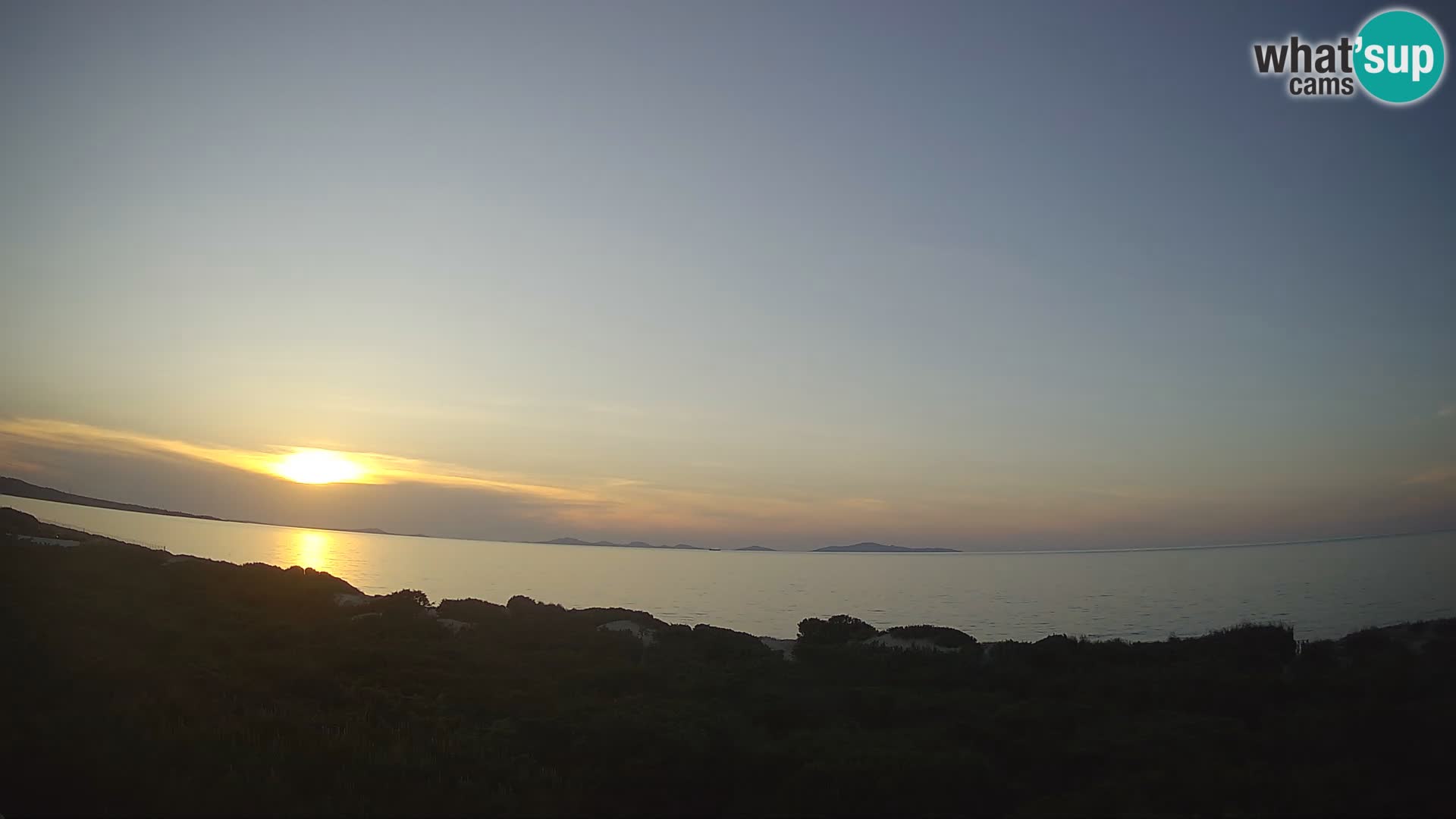 Villaplatamona, panoramski pogled na zaliv Asinara, Platamona, Sorso, Sardinija – spletna kamera v živo