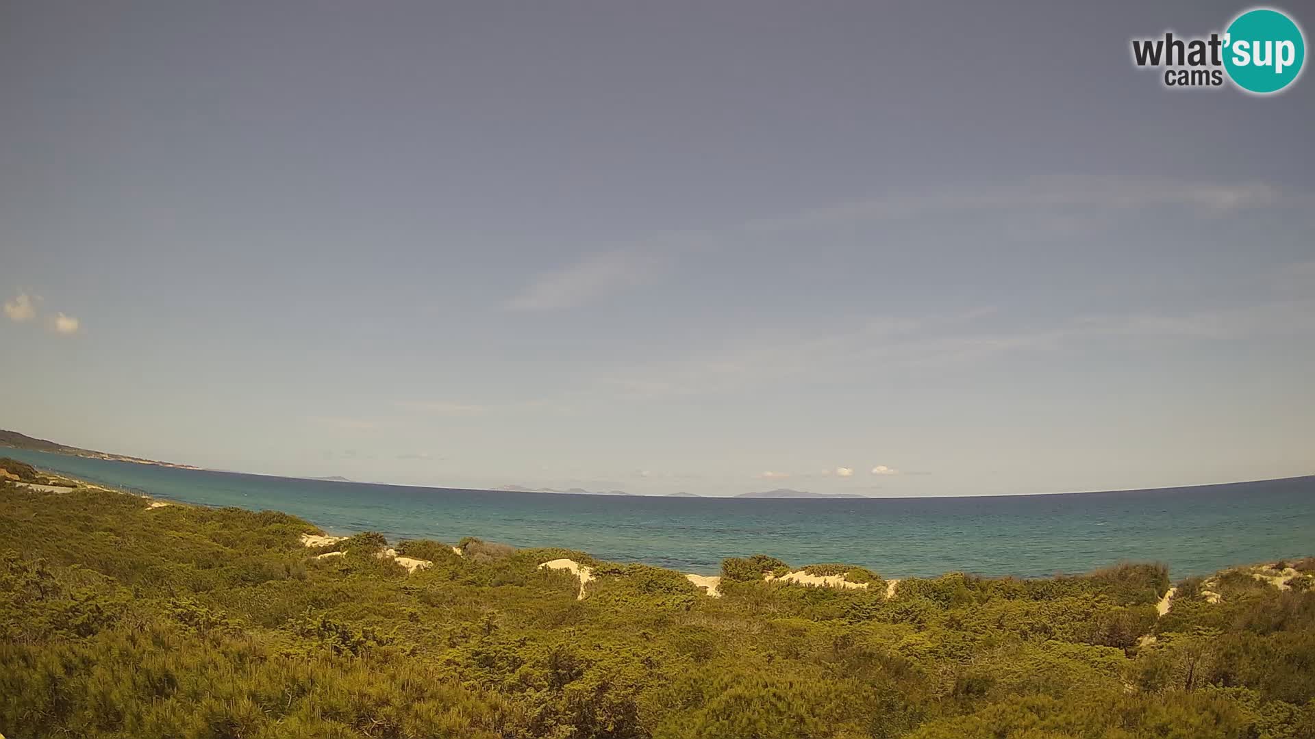 Villaplatamona, panoramic view of the Gulf of Asinara, Platamona, Sorso, Sardinia – live webcam