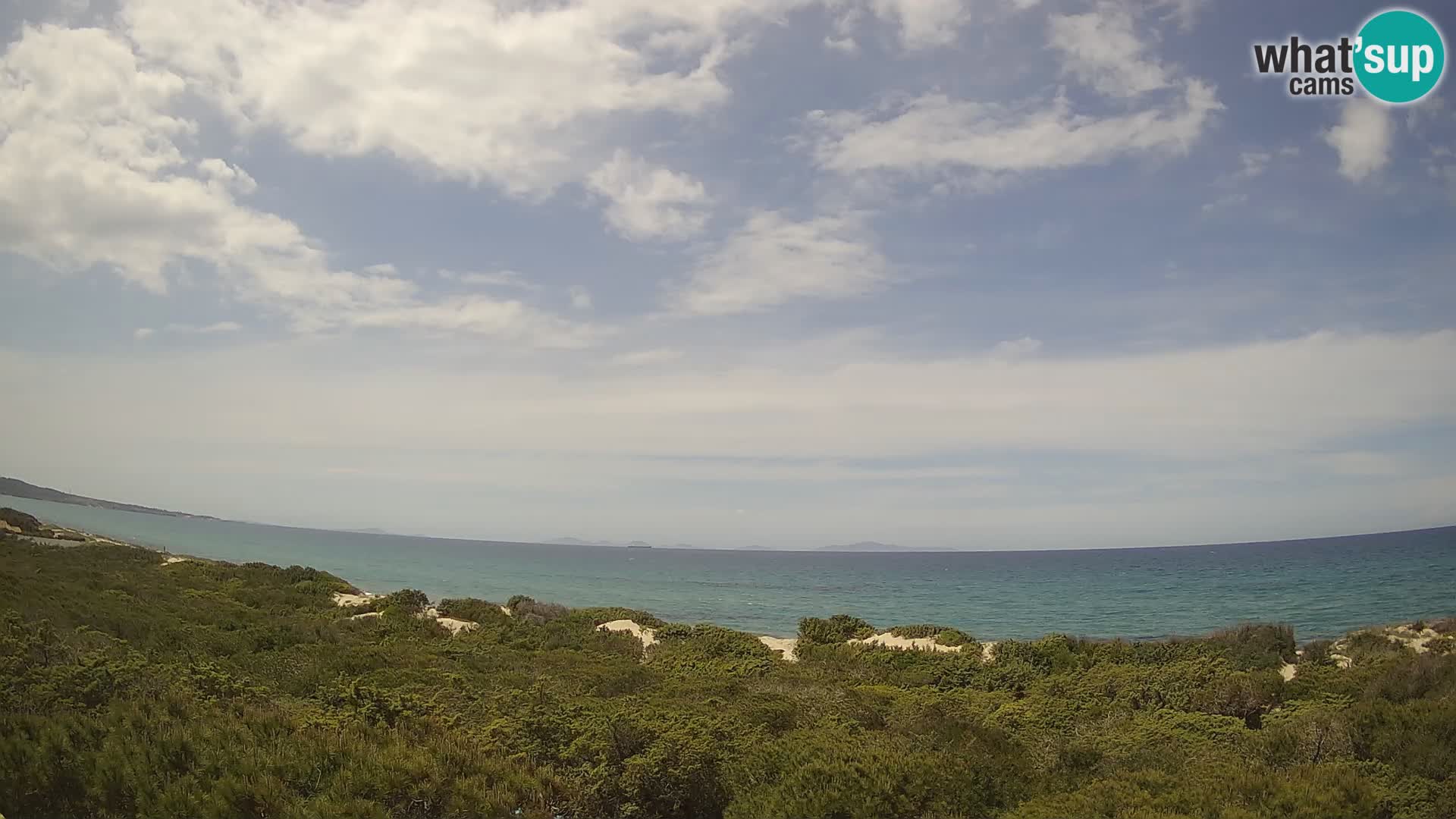 Villaplatamona, vista panorámica del Golfo de Asinara, Platamona, Sorso, Cerdeña – cámara web en vivo