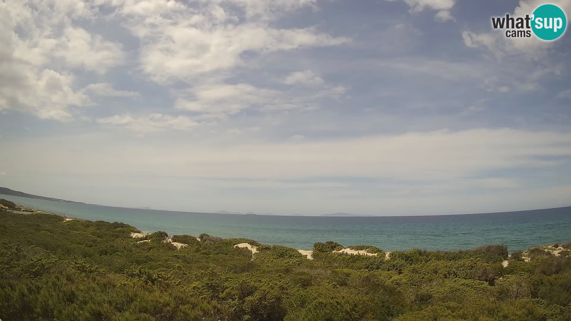 Villaplatamona, vista panorámica del Golfo de Asinara, Platamona, Sorso, Cerdeña – cámara web en vivo