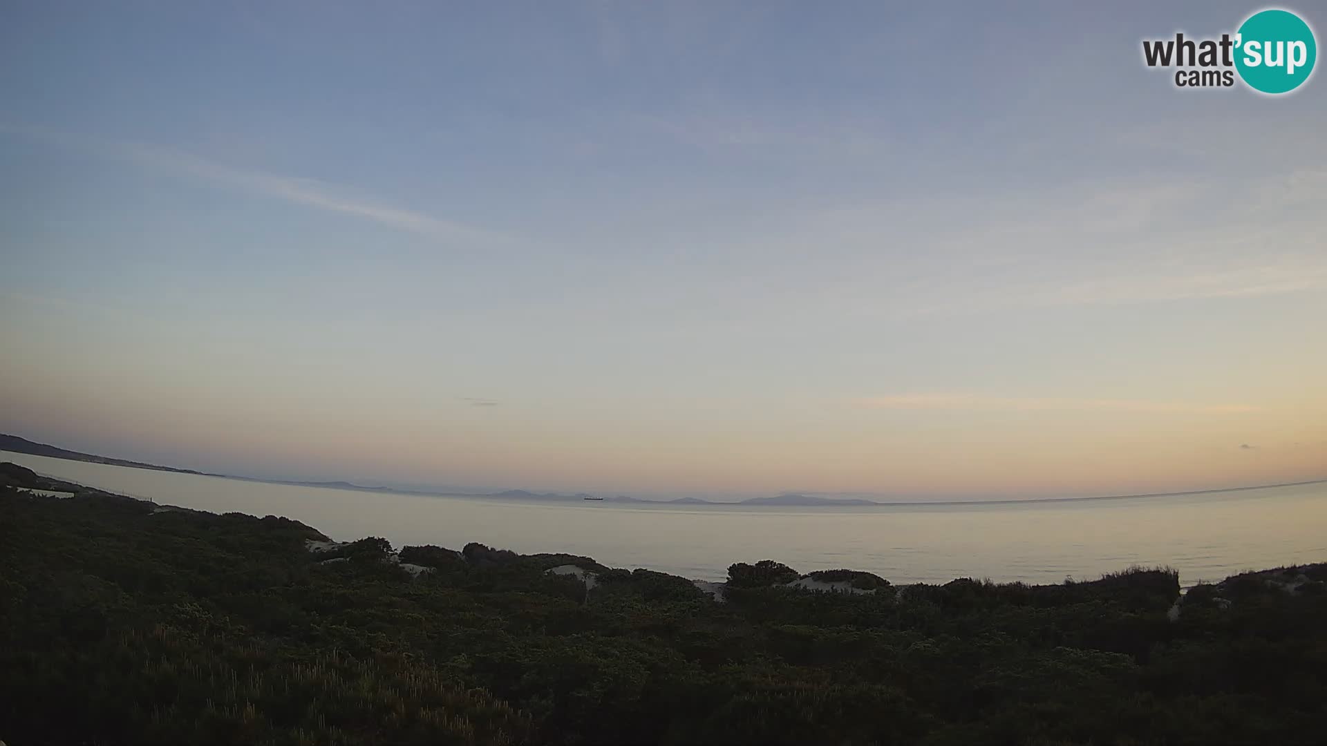 Villaplatamona, panoramic view of the Gulf of Asinara, Platamona, Sorso, Sardinia – live webcam