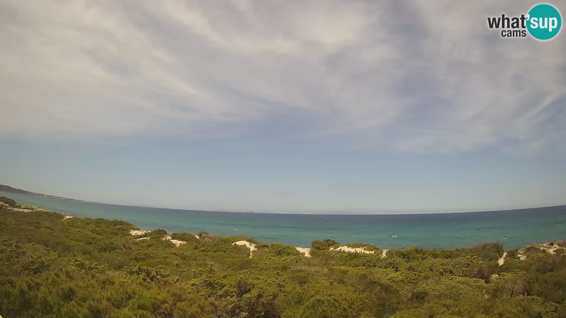 Villaplatamona, panoramic view of the Gulf of Asinara, Platamona, Sorso, Sardinia – live webcam
