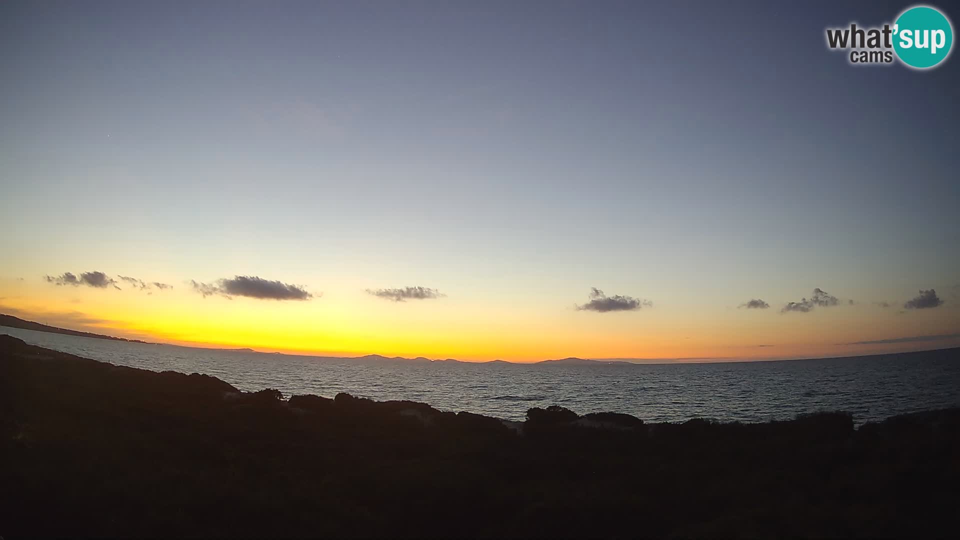 Villaplatamona, panoramic view of the Gulf of Asinara, Platamona, Sorso, Sardinia – live webcam
