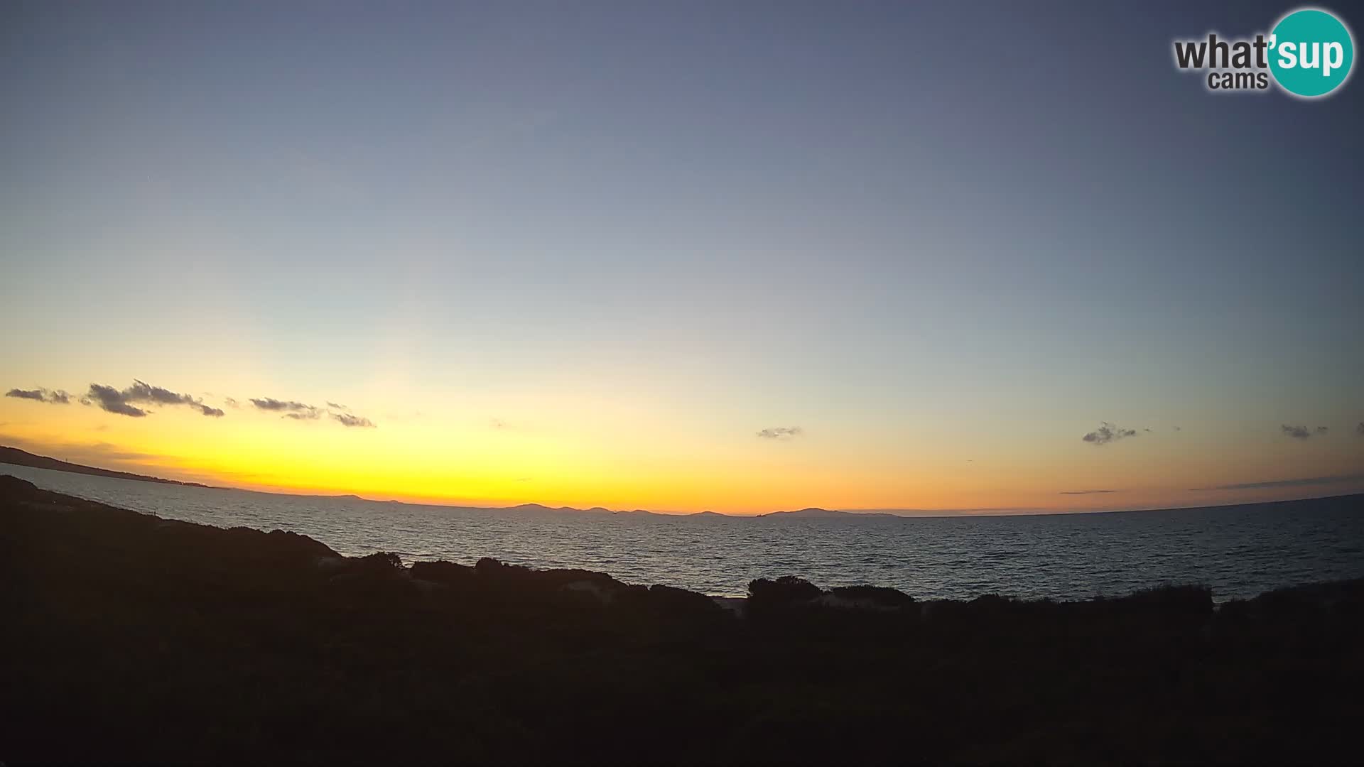 Villaplatamona, vista panorámica del Golfo de Asinara, Platamona, Sorso, Cerdeña – cámara web en vivo