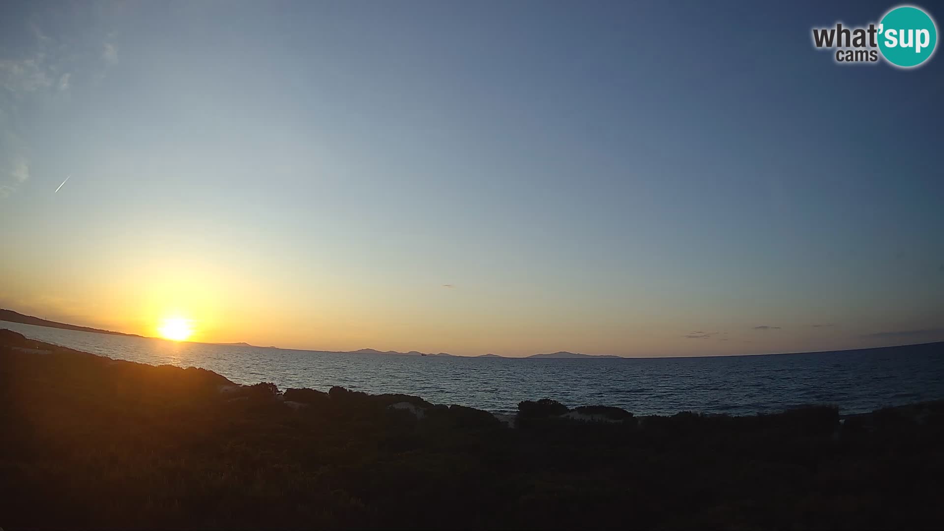 Villaplatamona, panoramic view of the Gulf of Asinara, Platamona, Sorso, Sardinia – live webcam