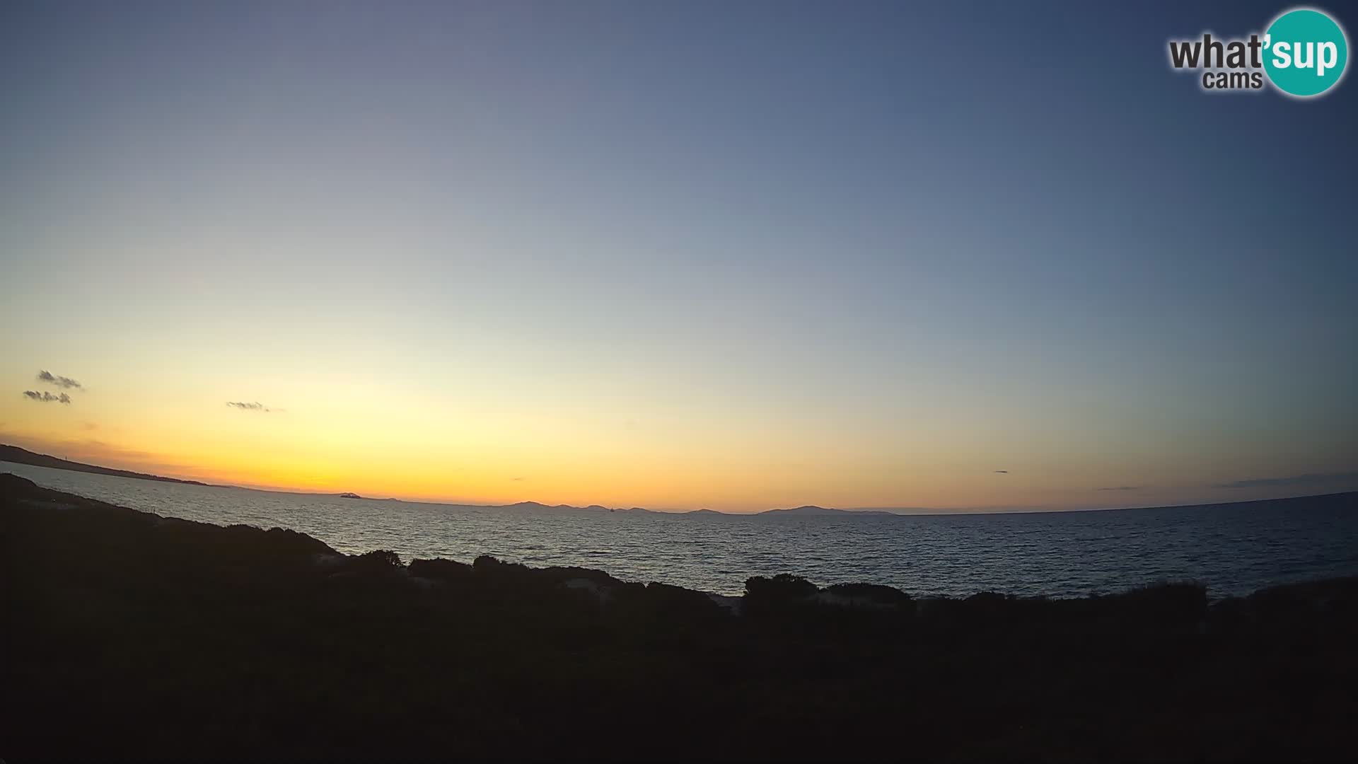 Villaplatamona, vue panoramique sur le golfe de l’Asinara, Platamona, Sorso, Sardaigne – webcam en direct