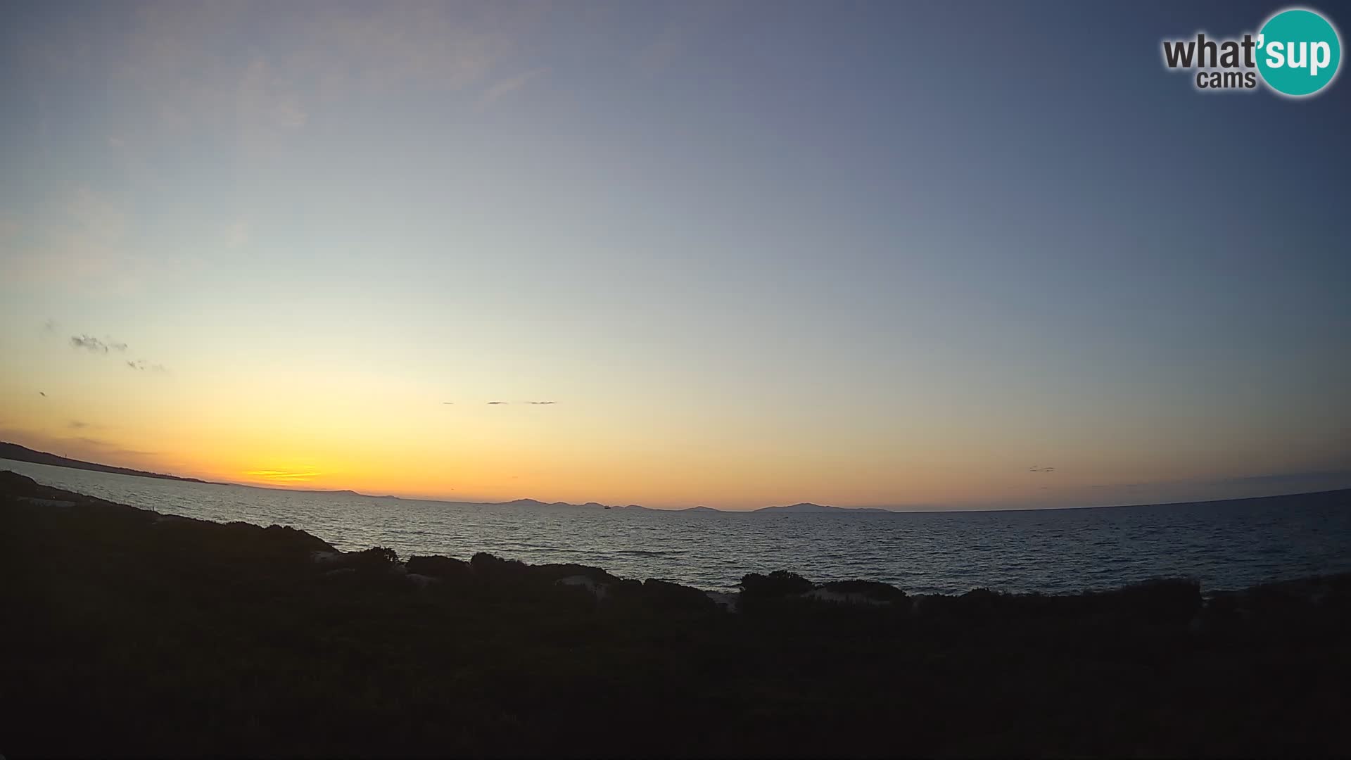 Villaplatamona, vista panoramica sul Golfo dell’Asinara, Platamona, Sorso, Sardegna – live webcam