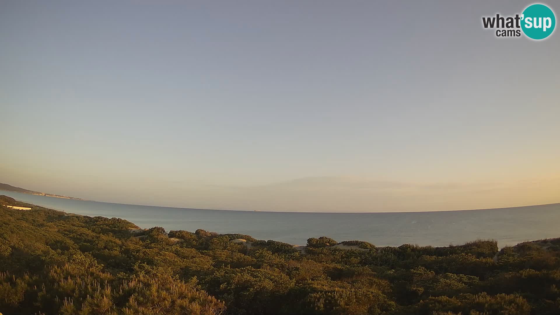 Villaplatamona, vue panoramique sur le golfe de l’Asinara, Platamona, Sorso, Sardaigne – webcam en direct