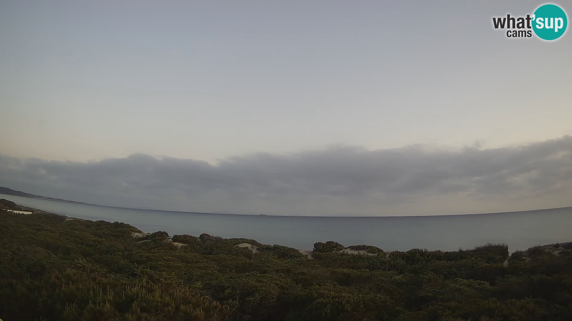 Villaplatamona, vue panoramique sur le golfe de l’Asinara, Platamona, Sorso, Sardaigne – webcam en direct