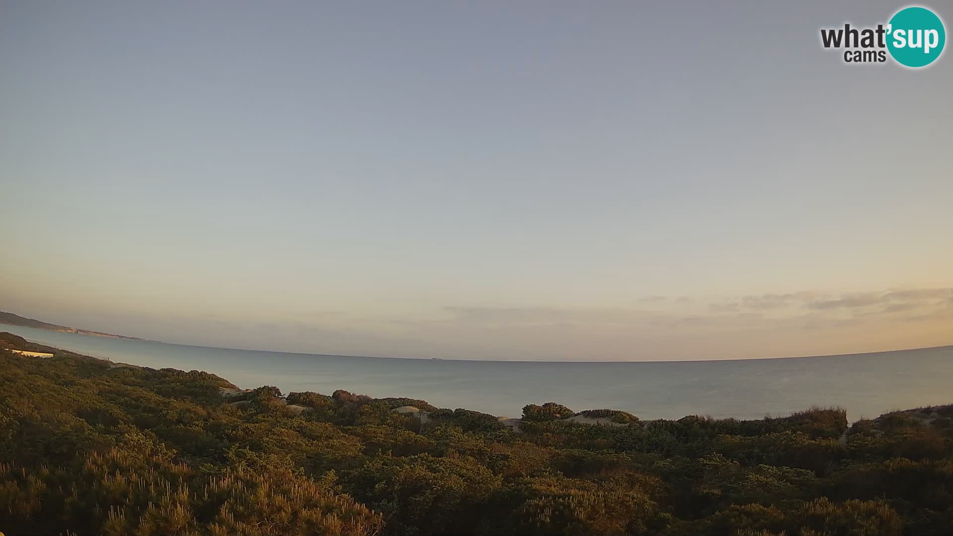 Villaplatamona, vista panoramica sul Golfo dell’Asinara, Platamona, Sorso, Sardegna – live webcam