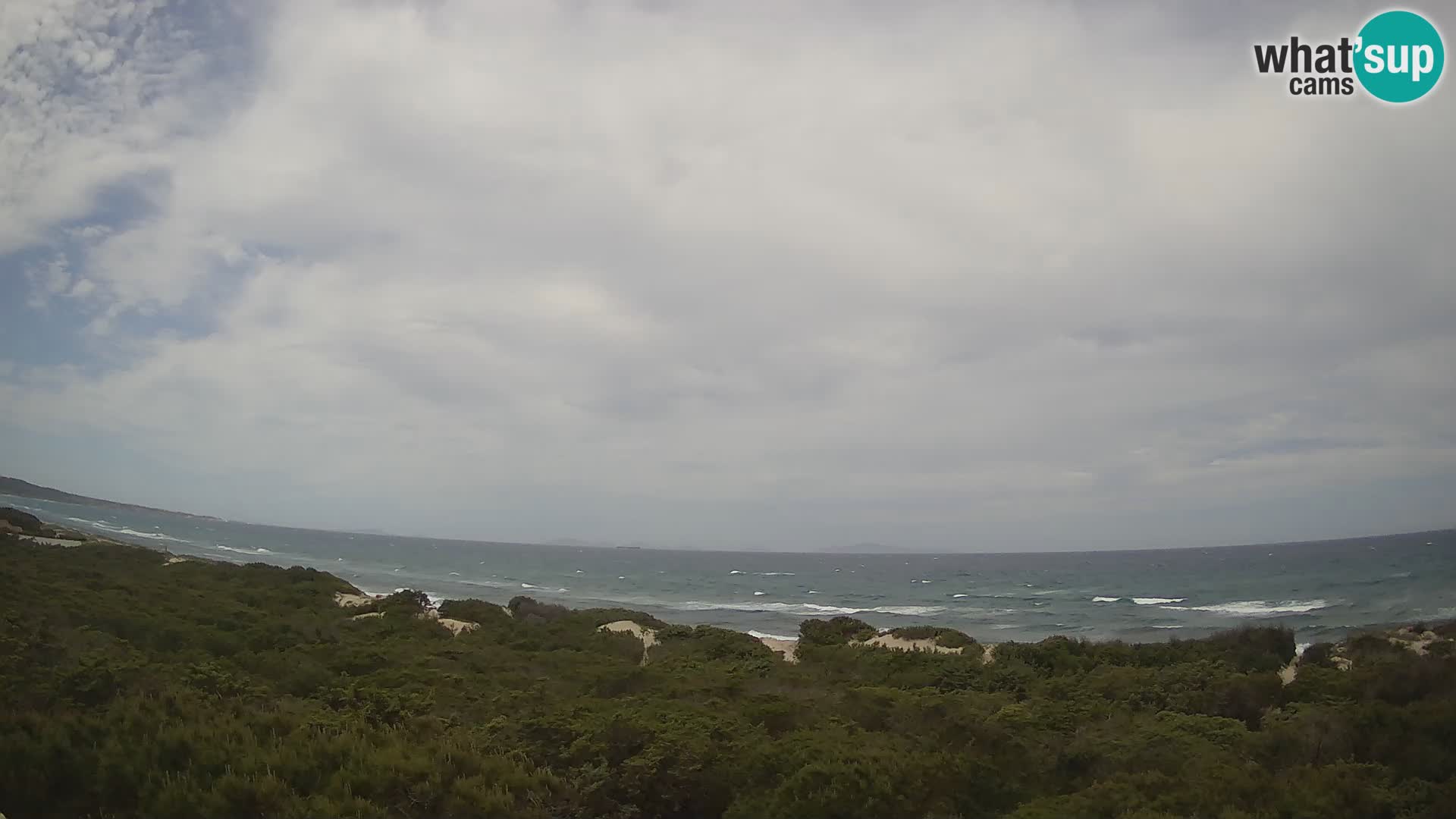 Villaplatamona, vista panoramica sul Golfo dell’Asinara, Platamona, Sorso, Sardegna – live webcam