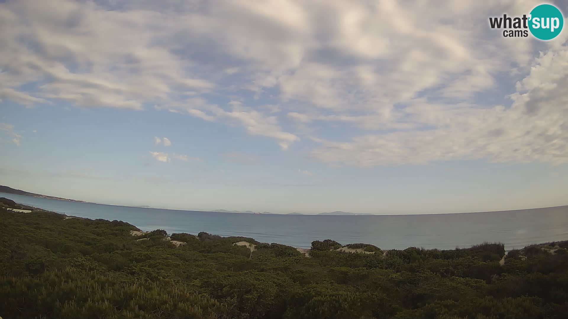 Villaplatamona, panoramic view of the Gulf of Asinara, Platamona, Sorso, Sardinia – live webcam