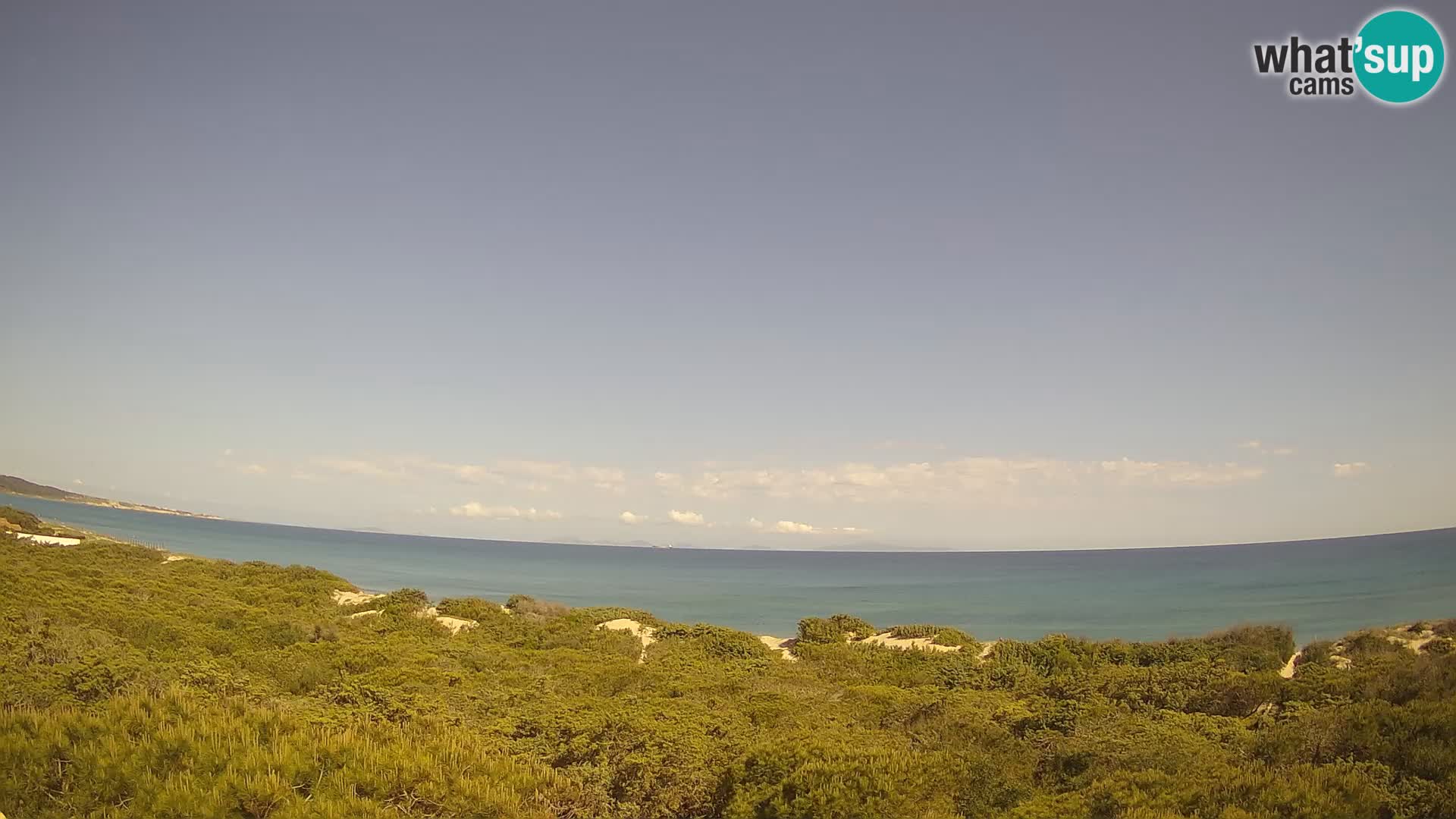Villaplatamona, vista panorámica del Golfo de Asinara, Platamona, Sorso, Cerdeña – cámara web en vivo