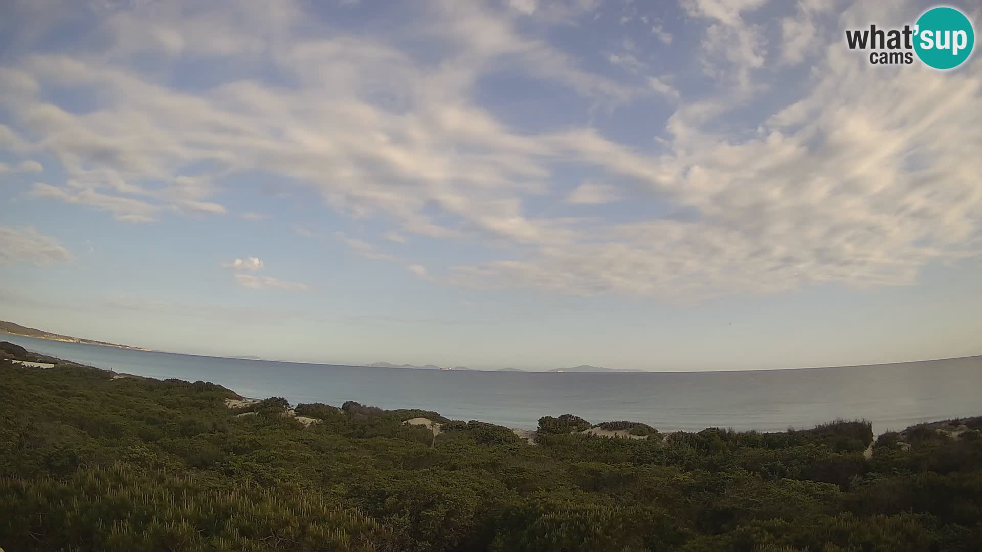 Villaplatamona, vista panorámica del Golfo de Asinara, Platamona, Sorso, Cerdeña – cámara web en vivo