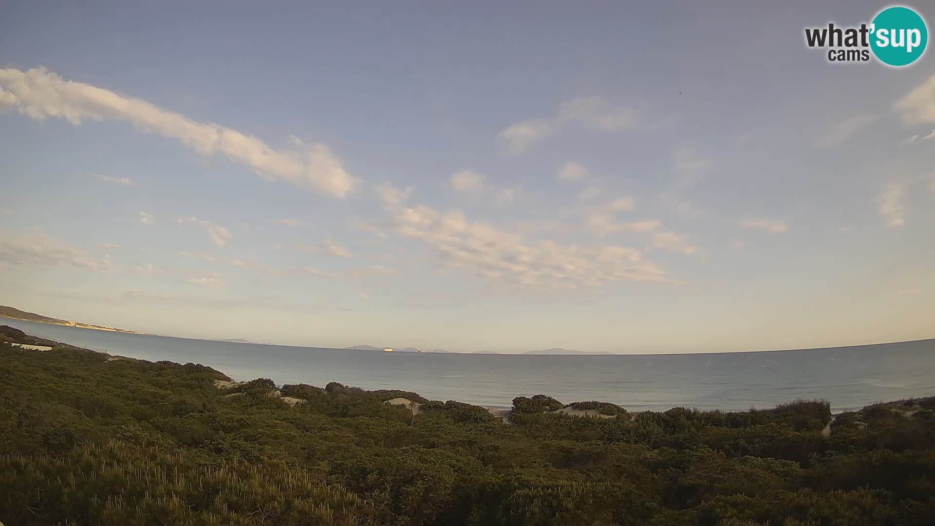 Villaplatamona, panoramic view of the Gulf of Asinara, Platamona, Sorso, Sardinia – live webcam