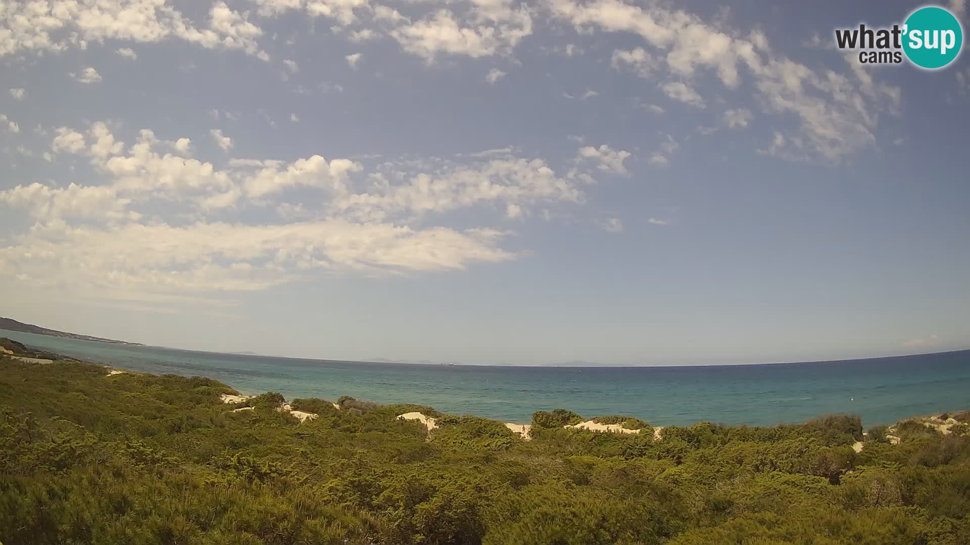 Villaplatamona, vista panorámica del Golfo de Asinara, Platamona, Sorso, Cerdeña – cámara web en vivo