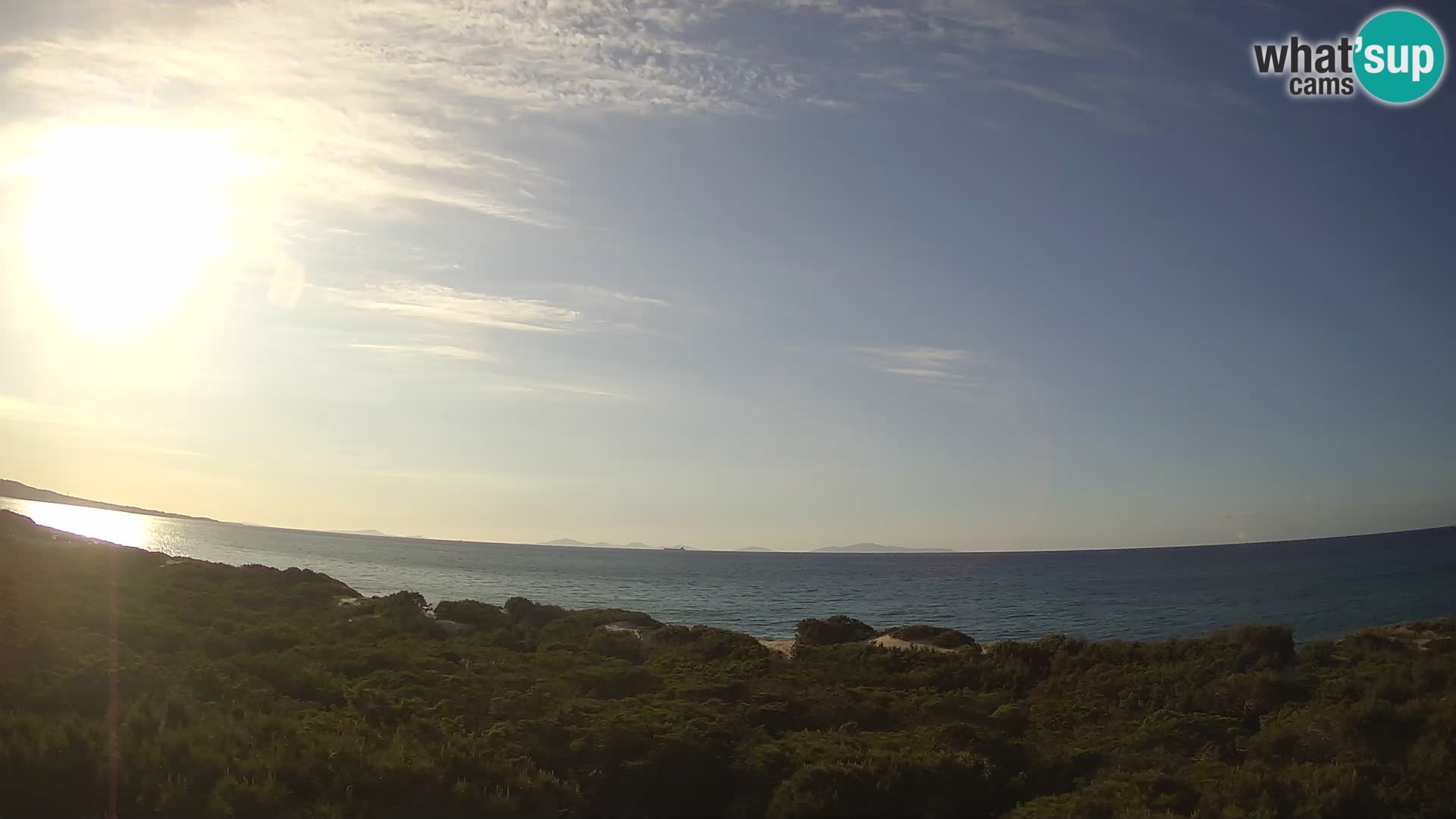 Villaplatamona, vista panorámica del Golfo de Asinara, Platamona, Sorso, Cerdeña – cámara web en vivo