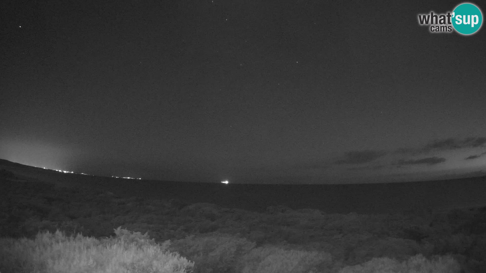 Villaplatamona, vista panoramica sul Golfo dell’Asinara, Platamona, Sorso, Sardegna – live webcam