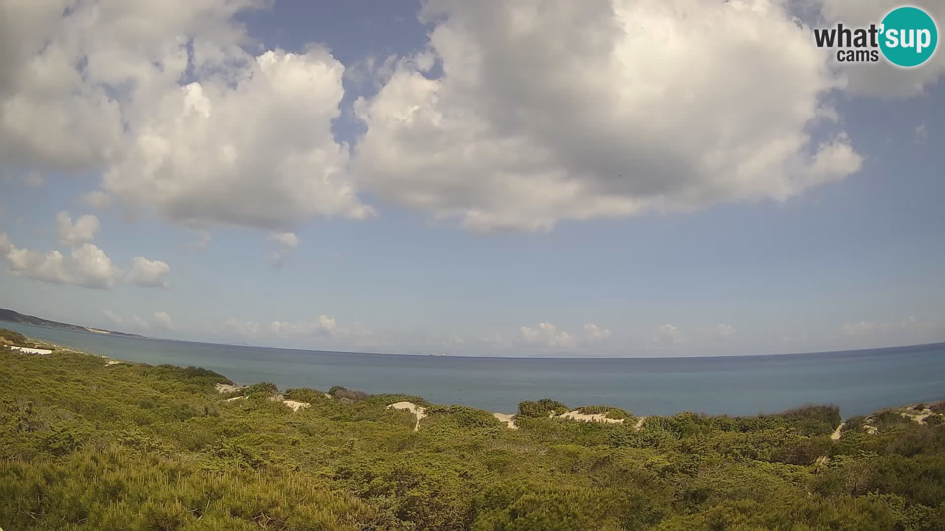 Villaplatamona, panoramic view of the Gulf of Asinara, Platamona, Sorso, Sardinia – live webcam