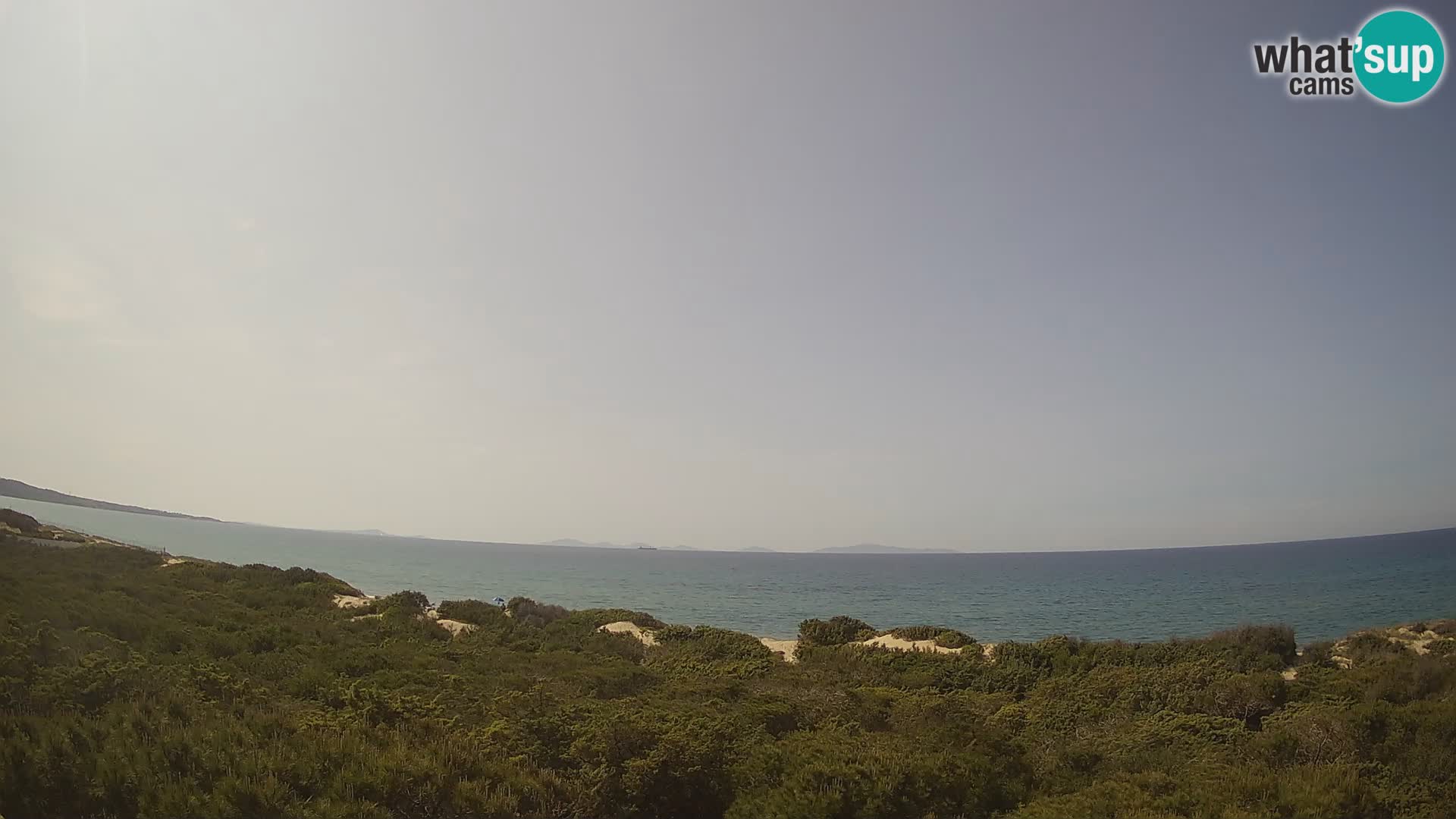 Villaplatamona, vue panoramique sur le golfe de l’Asinara, Platamona, Sorso, Sardaigne – webcam en direct