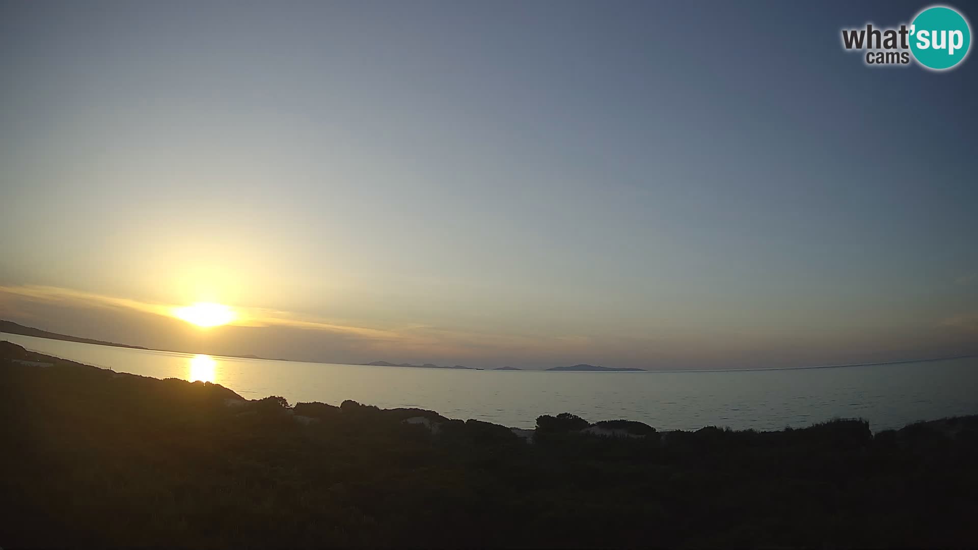 Villaplatamona, vista panoramica sul Golfo dell’Asinara, Platamona, Sorso, Sardegna – live webcam