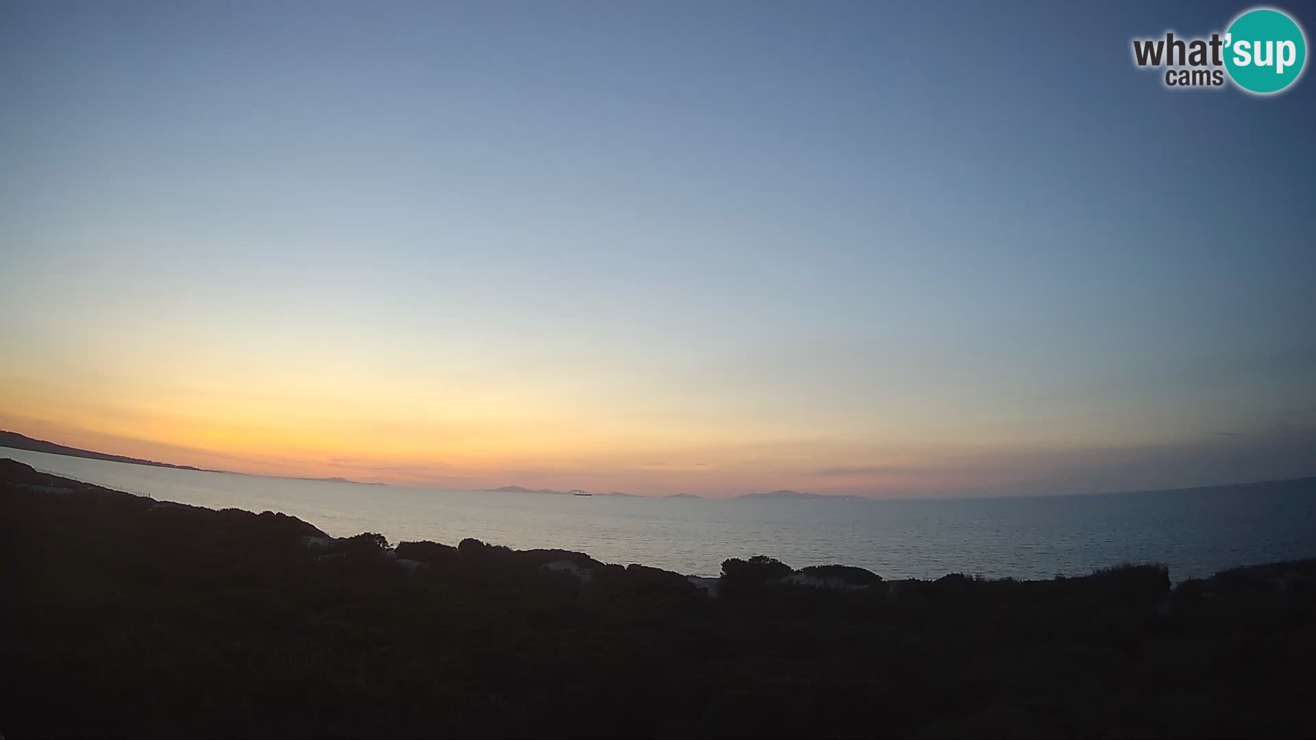 Villaplatamona, vista panorámica del Golfo de Asinara, Platamona, Sorso, Cerdeña – cámara web en vivo
