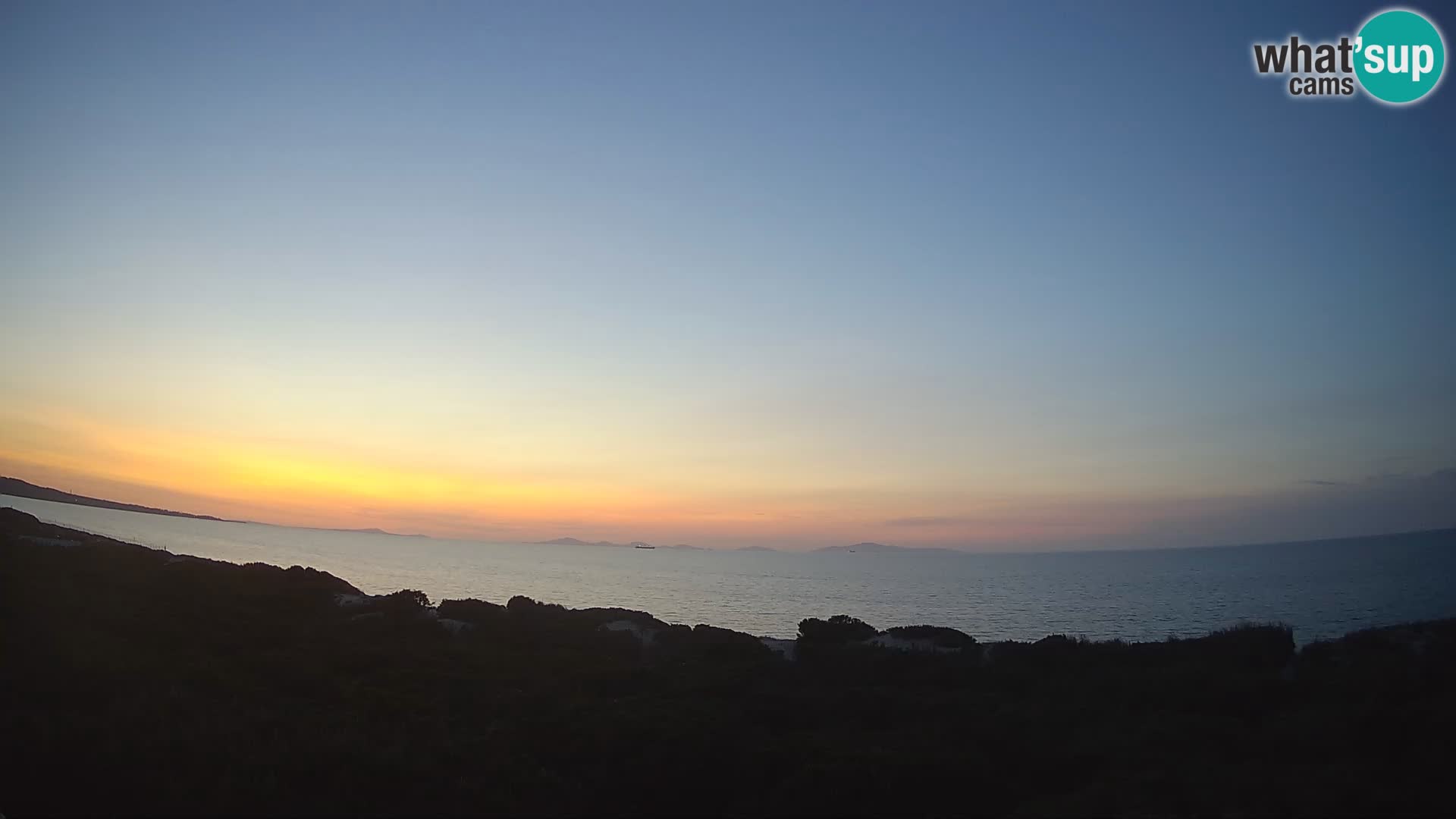 Villaplatamona, panoramic view of the Gulf of Asinara, Platamona, Sorso, Sardinia – live webcam